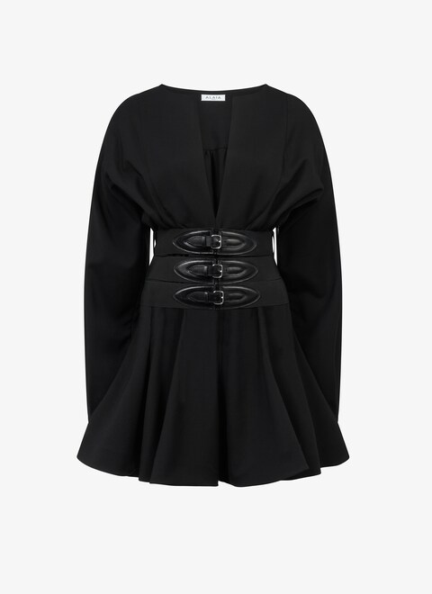 Wool buckle dress - maison-alaia.com