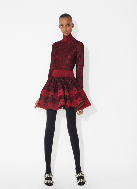 Jacquard crinoline dress  - maison-alaia.com