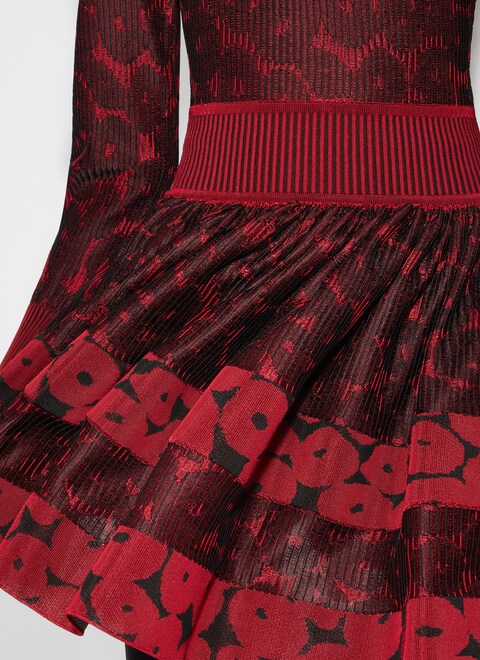 Jacquard crinoline dress  - maison-alaia.com