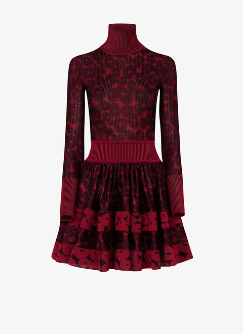 Jacquard crinoline dress  - maison-alaia.com