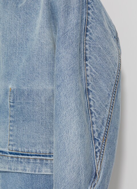 Denim vareuse jacket - maison-alaia.com