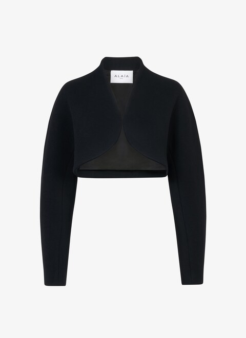 Wool bolero jacket - maison-alaia.com