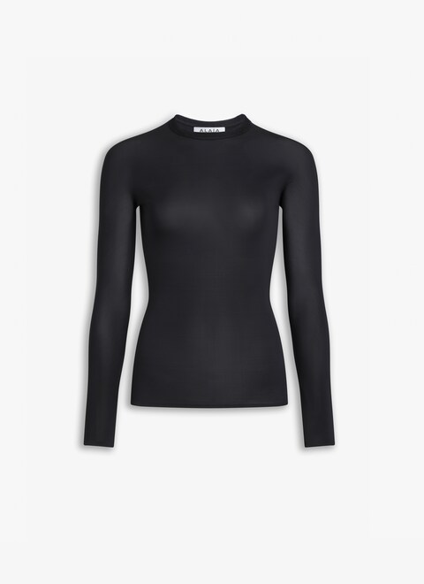LONG SLEEVE JERSEY TOP - maison-alaia.com