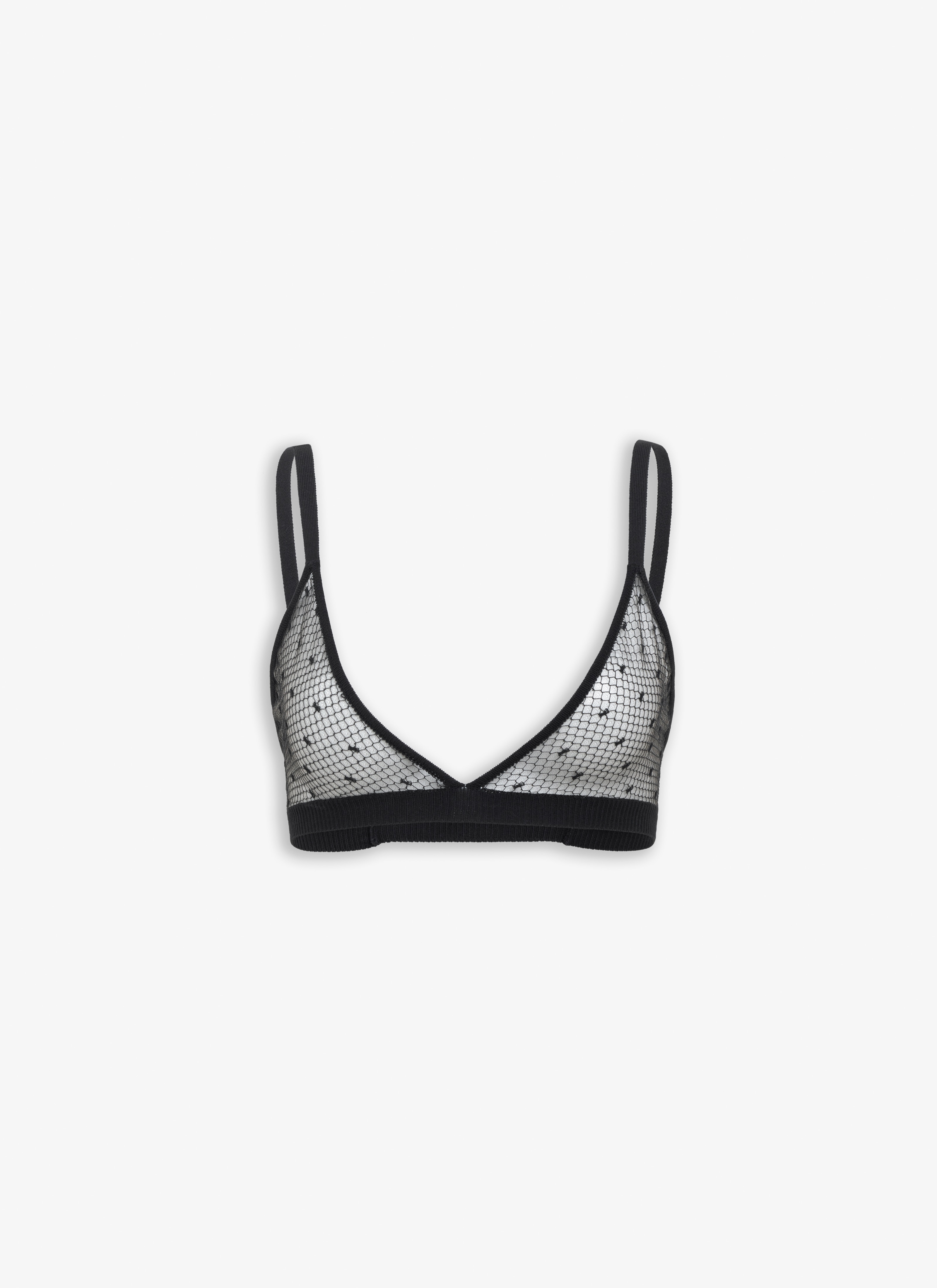 ALAÏA Women's Black SHEER BRA