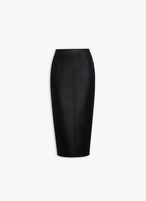 PENCIL LEATHER SKIRT - maison-alaia.com