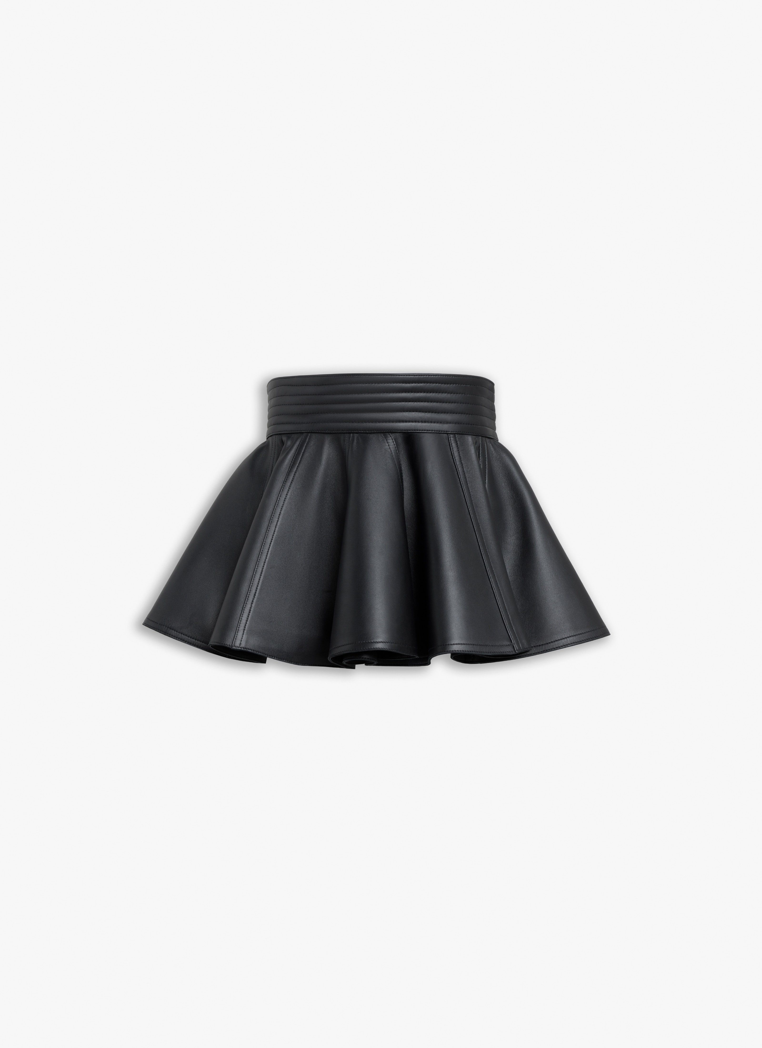 LEATHER SKIRT BELT