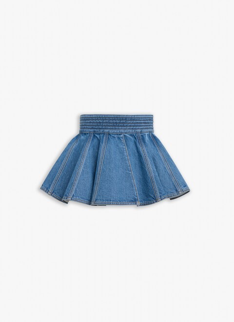 STONE DENIM SKIRT BELT - maison-alaia.com