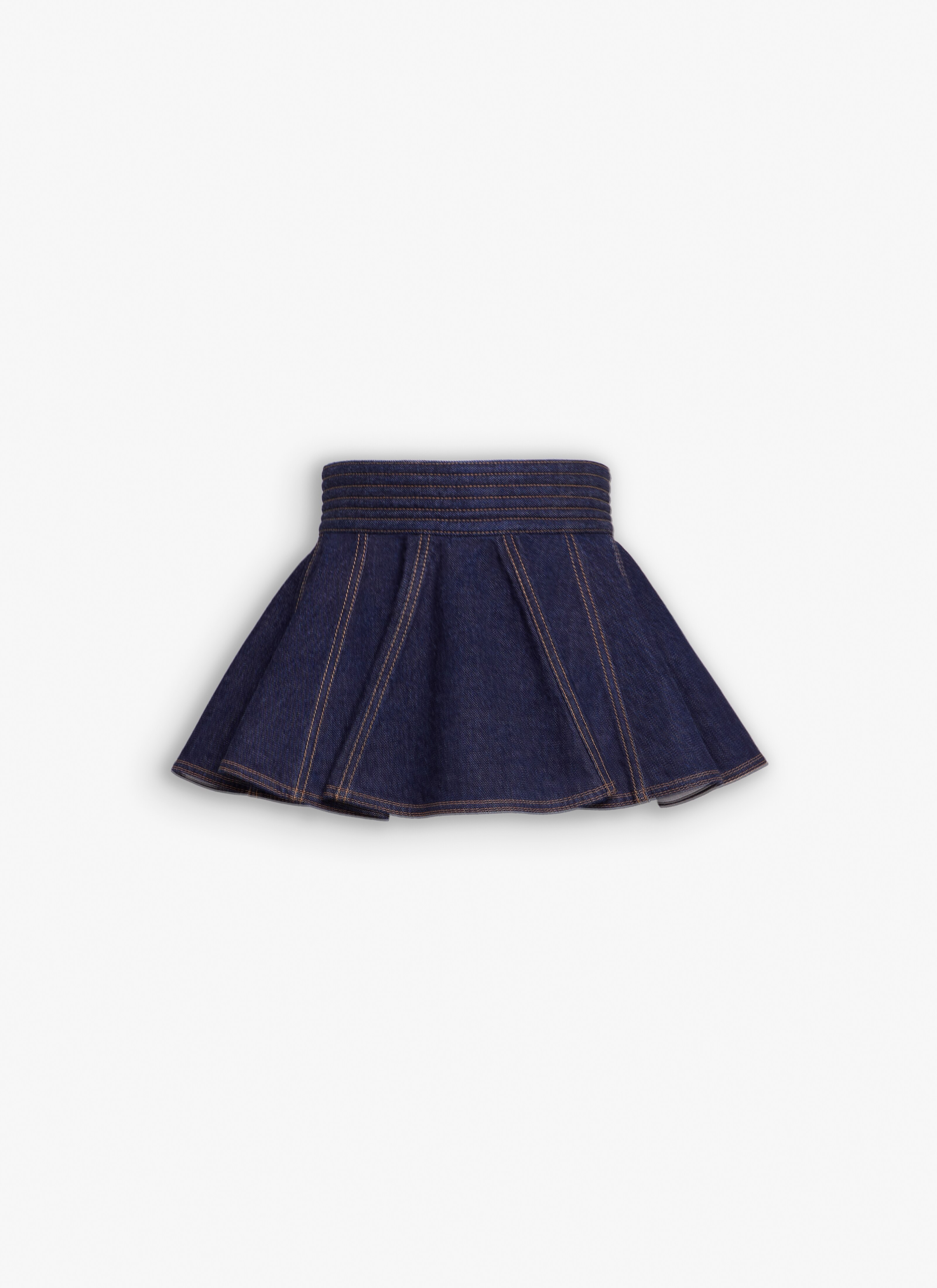 BRUT DENIM SKIRT BELT - maison-alaia.com