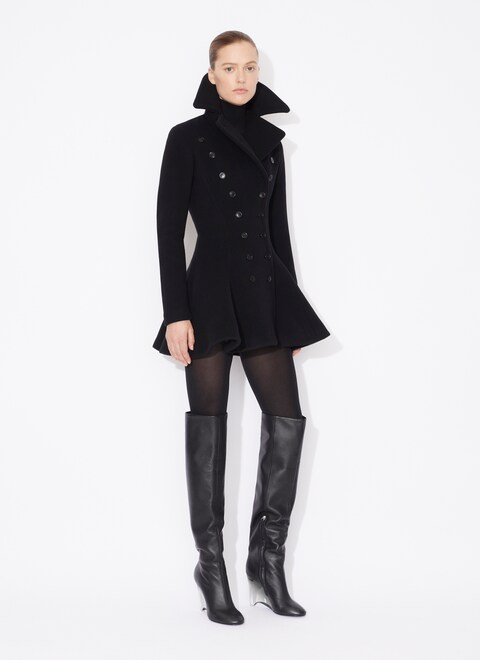 WOOL LONG PRINCESS COAT - maison-alaia.com