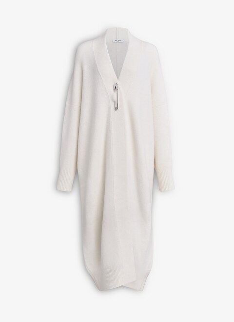 MAXI KNITTED COAT - maison-alaia.com