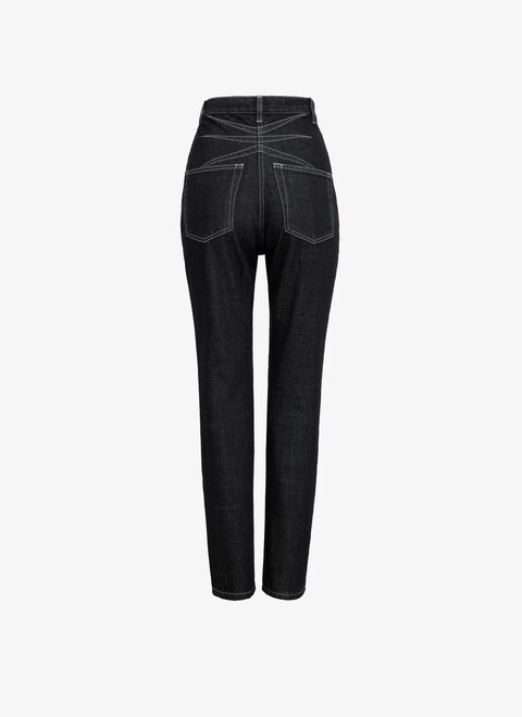 HIGH WAIST DENIM PANT - maison-alaia.com