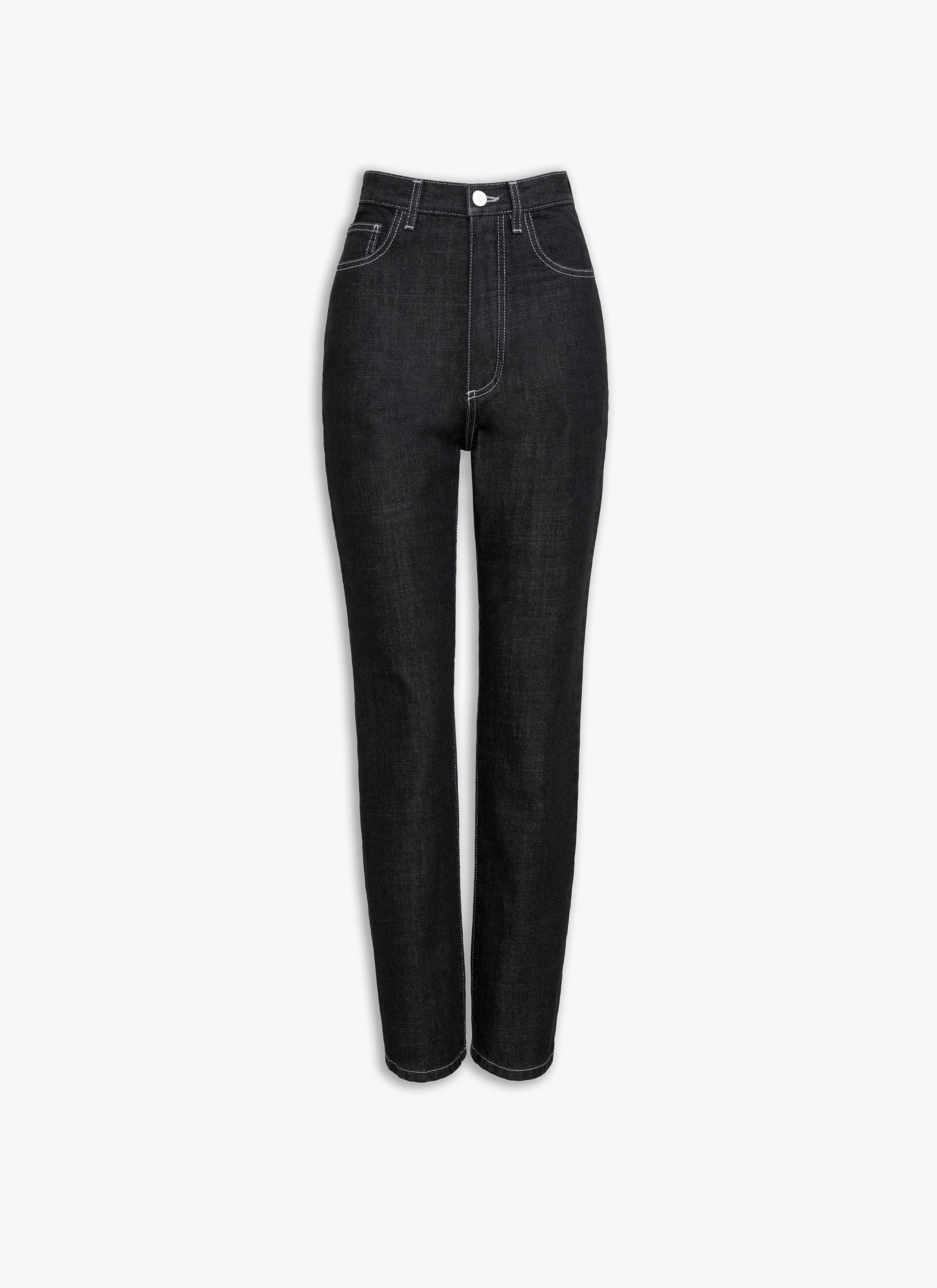 HIGH WAIST DENIM PANT