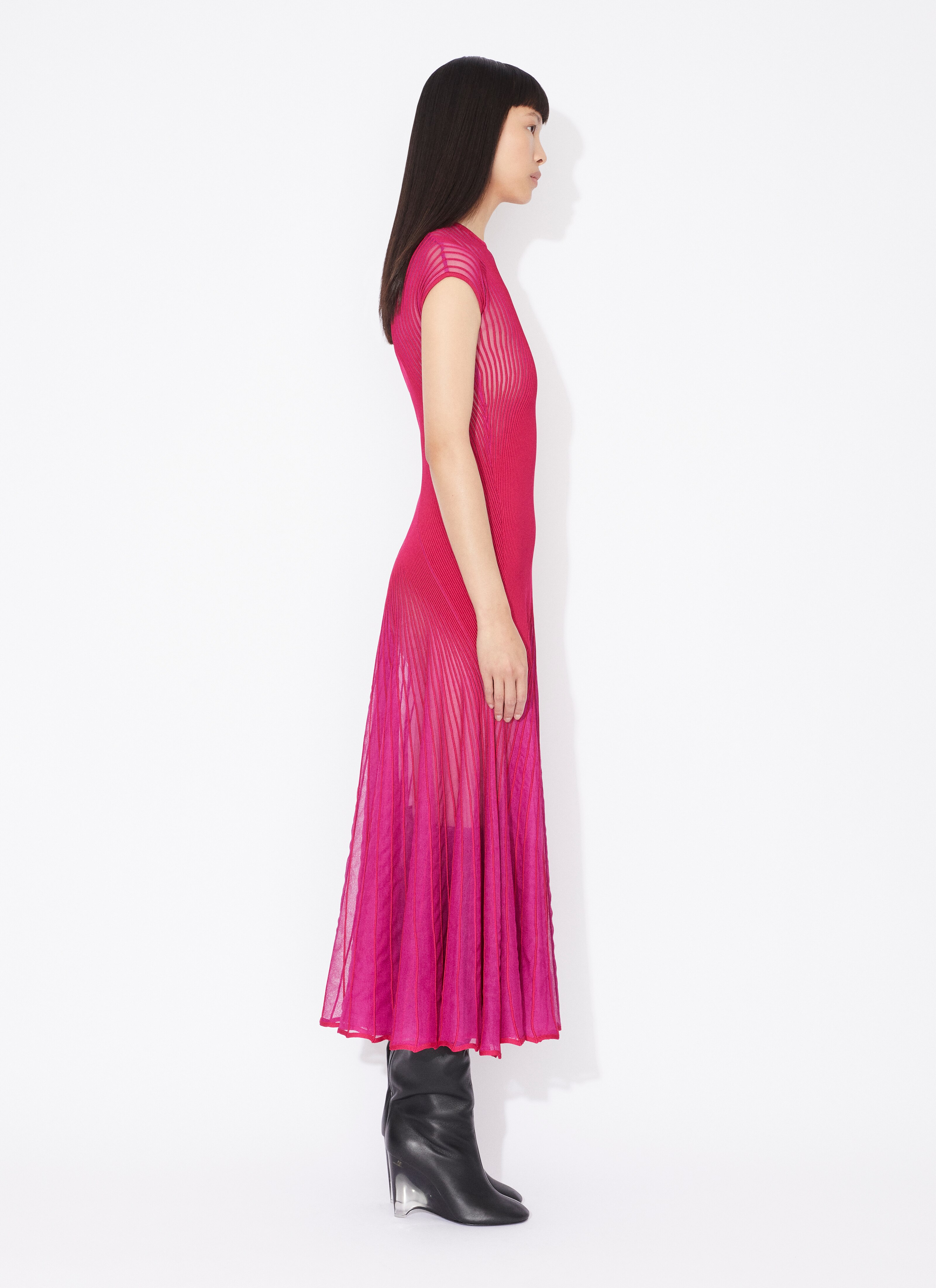 ワンピース Alaia Draped midi dress Brown Brown Dress with Draping Alaïa - Vitkac Italy