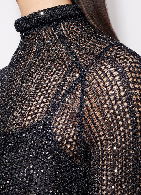 SEQUIN HIGHNECK DRESS - maison-alaia.com