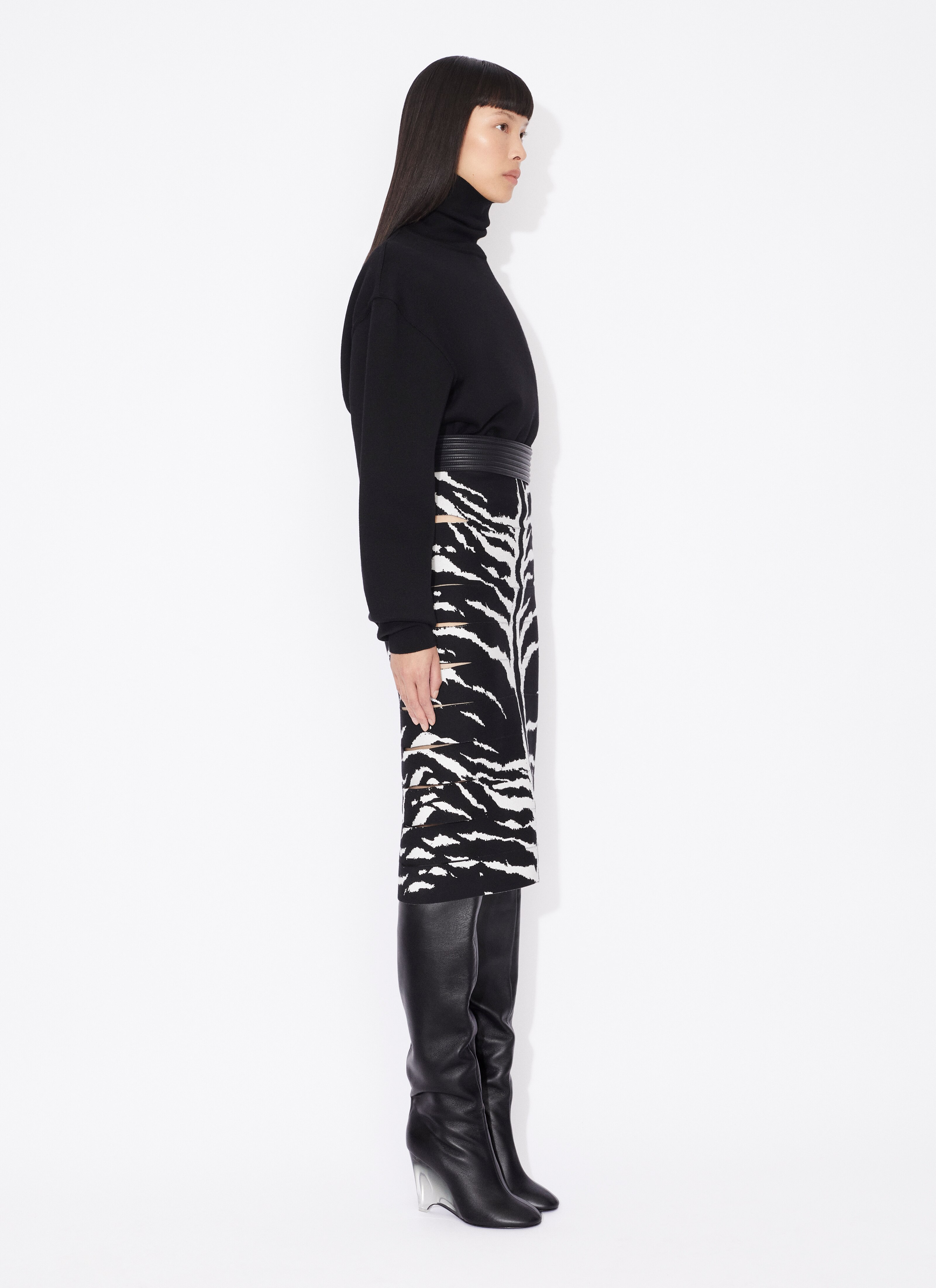 ALAÏA BLACK OVERSIZE JUMPER