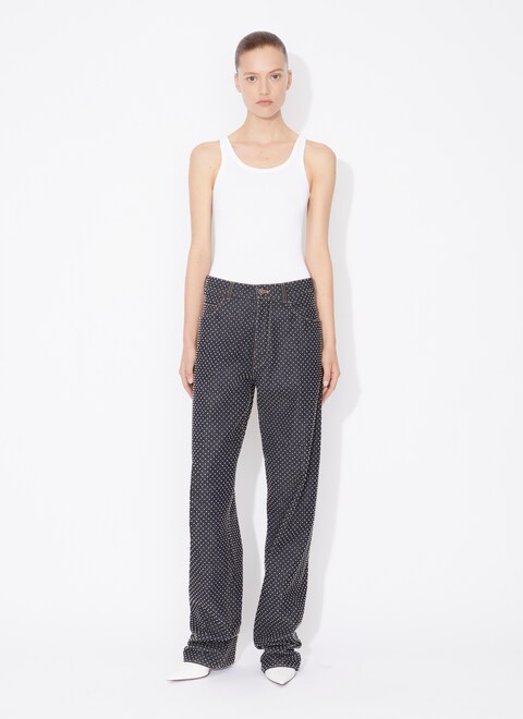 Straight denim Pant - maison-alaia.com