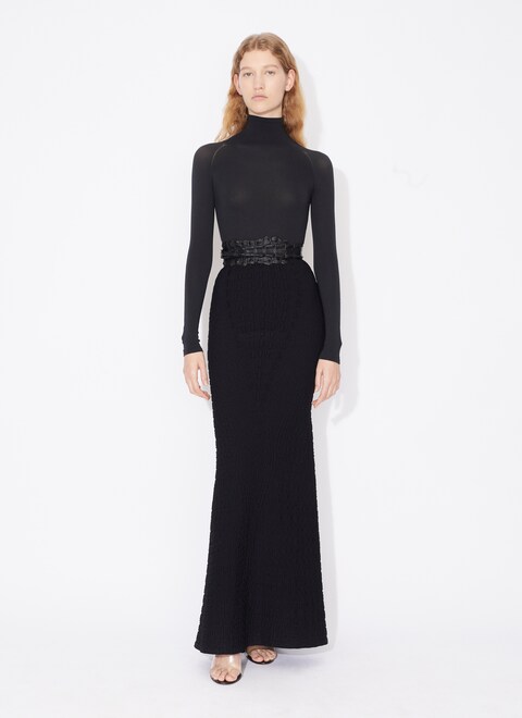 Crocodile Long Skirt - maison-alaia.com