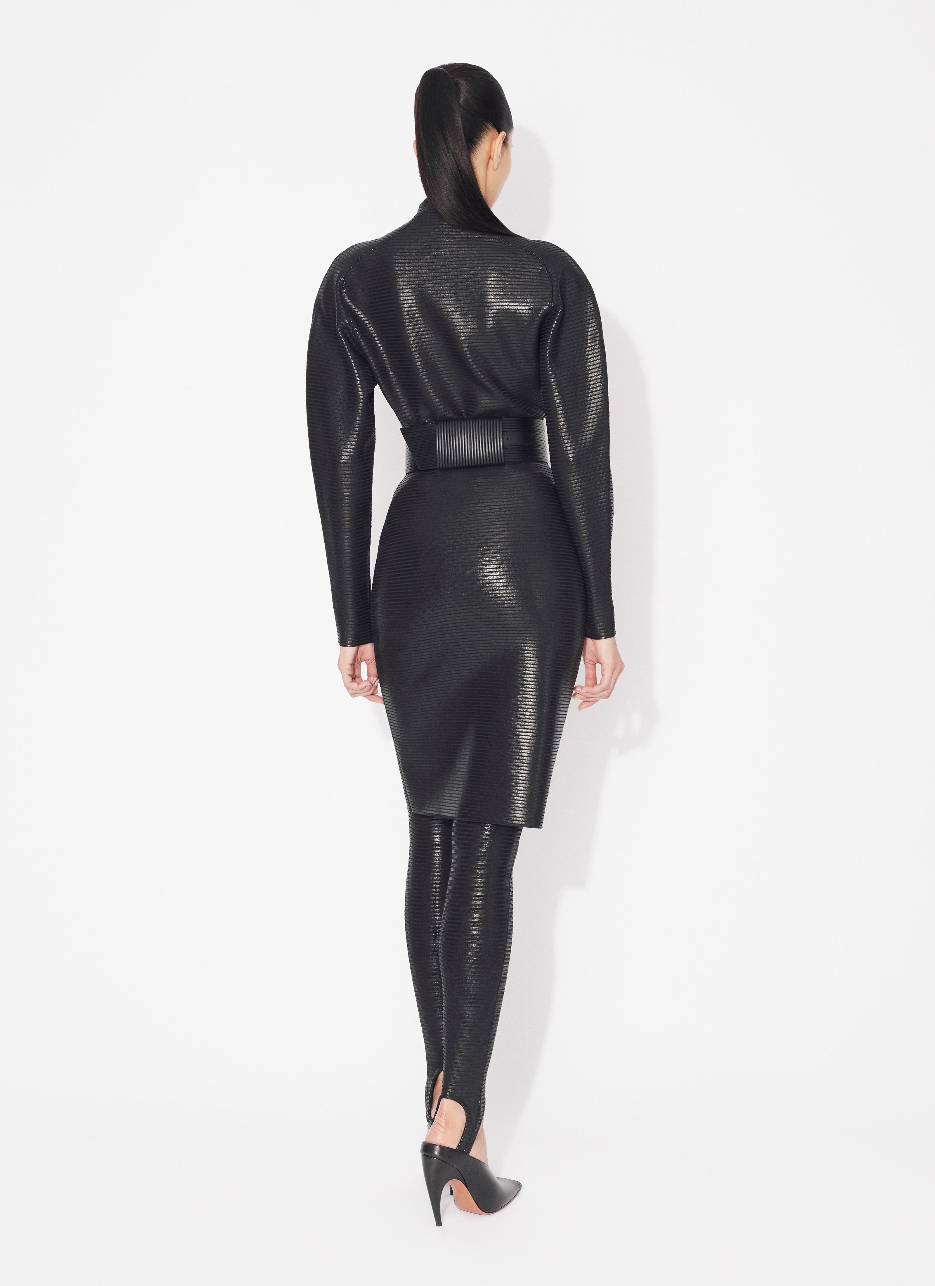 ALAÏA  BESCHICHTETE LEGGINGS