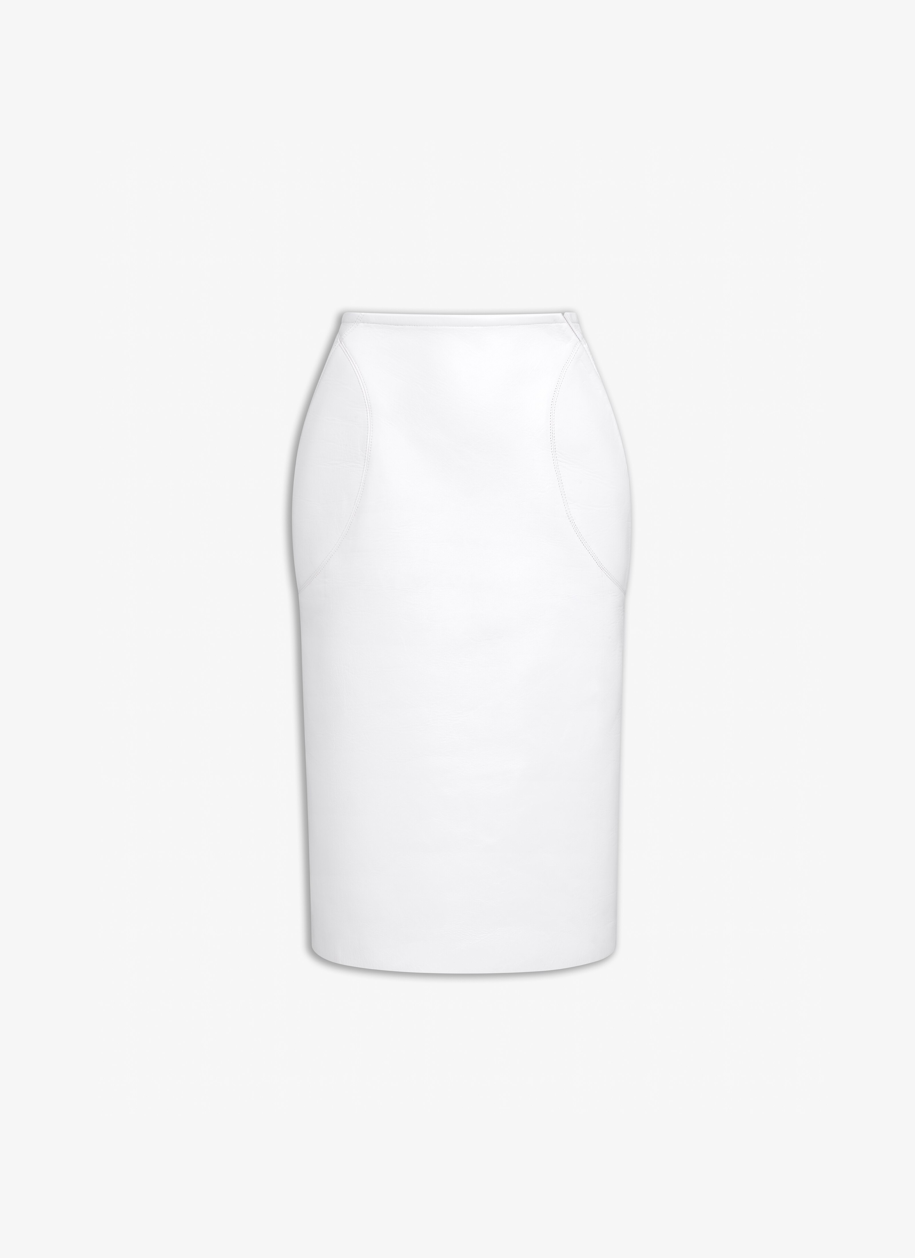 ALAÏA WHITE PENCIL SKIRT