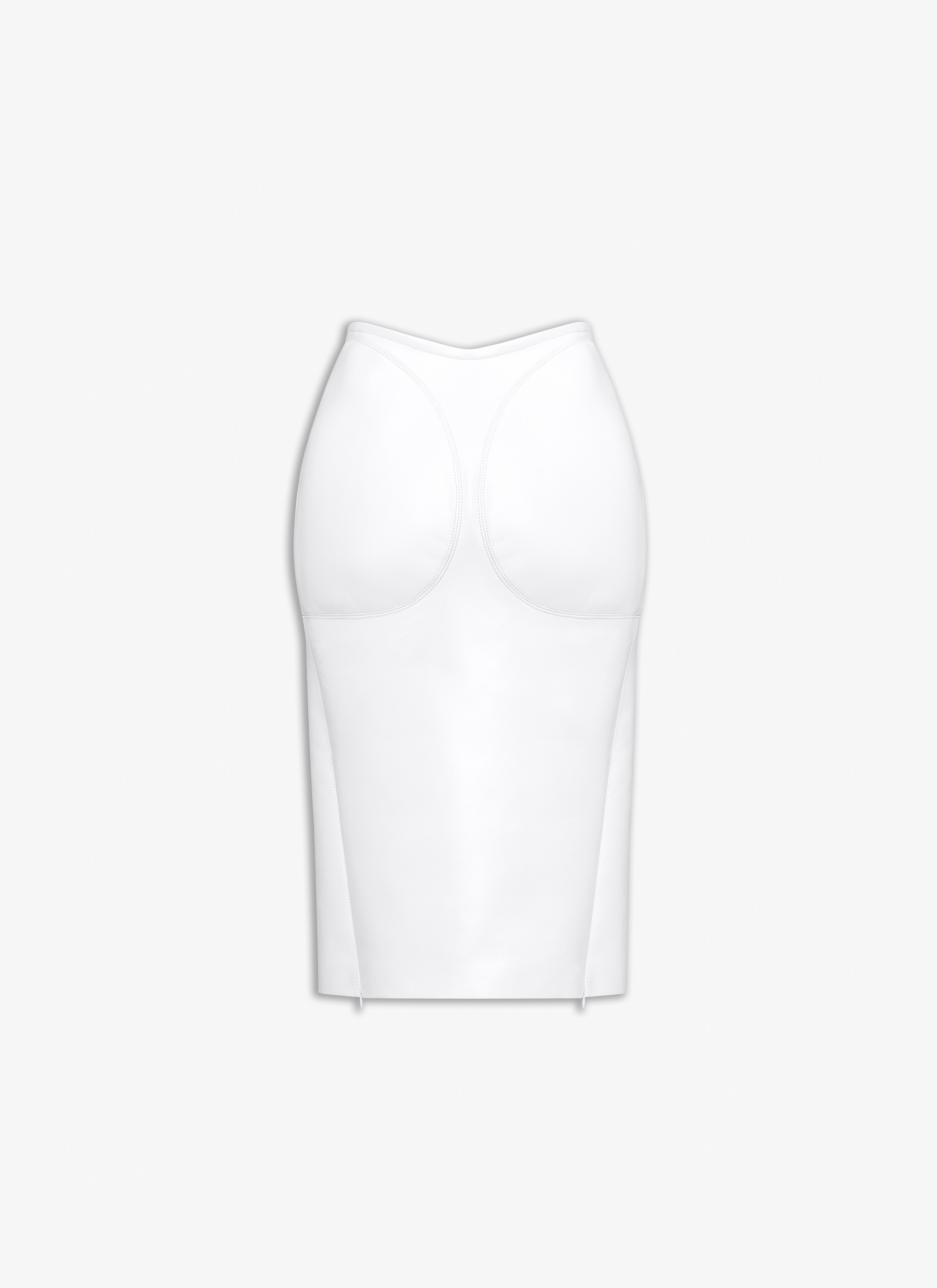 ALAÏA WHITE PENCIL SKIRT