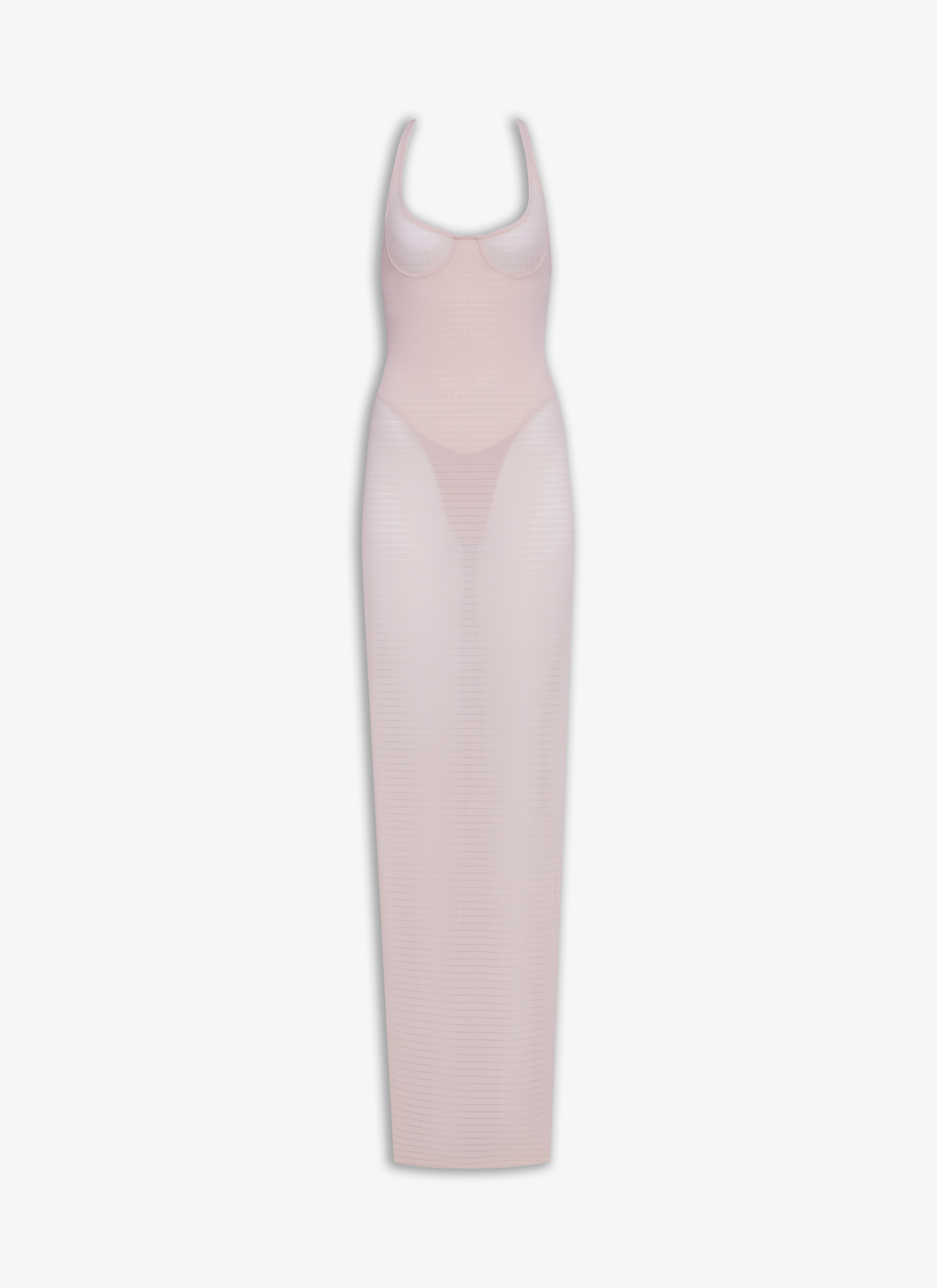 ALAÏA NUDE SCULPTING DRESS
