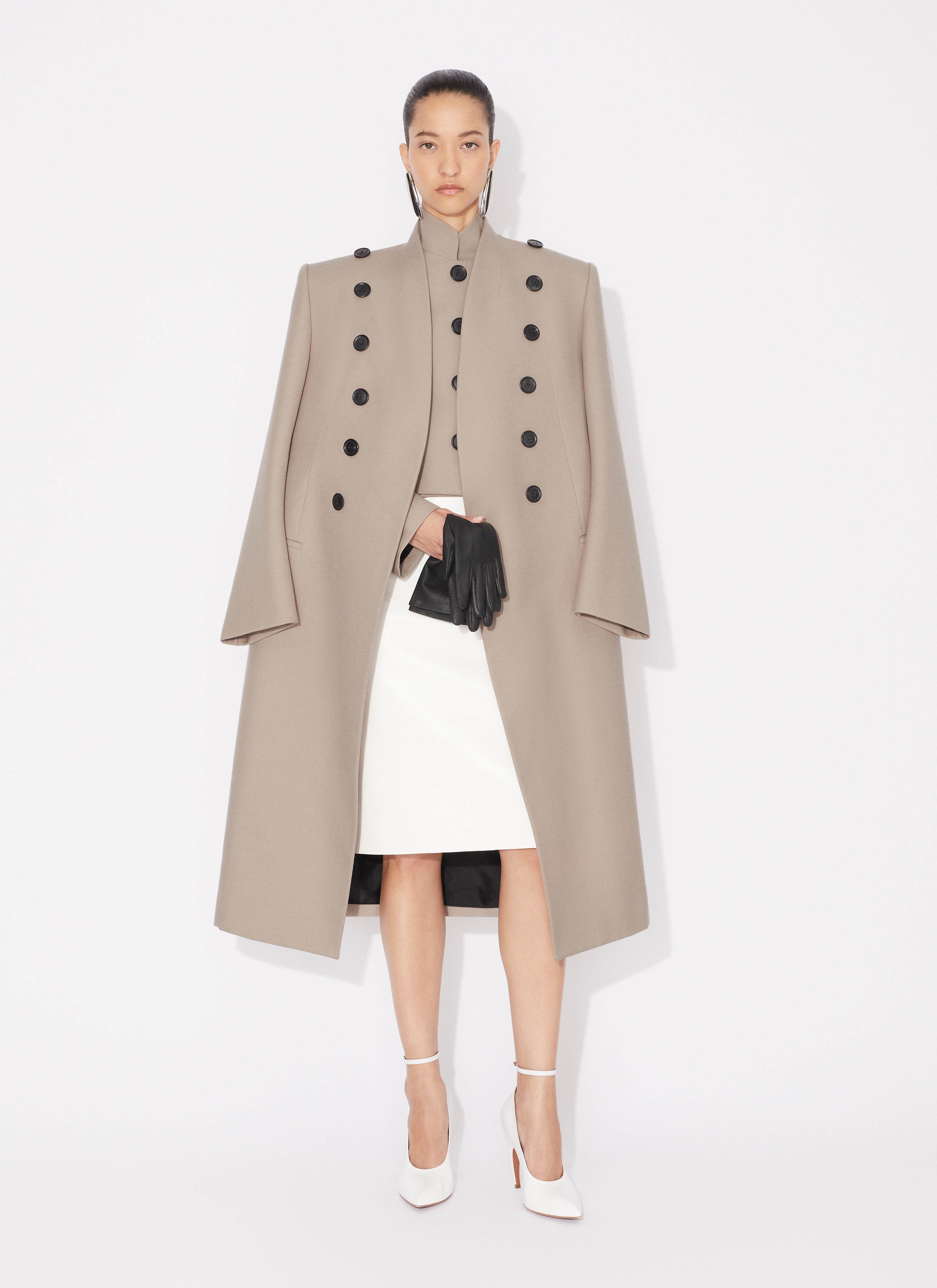 ALAÏA NUDE SHORT BREASTED JACKET