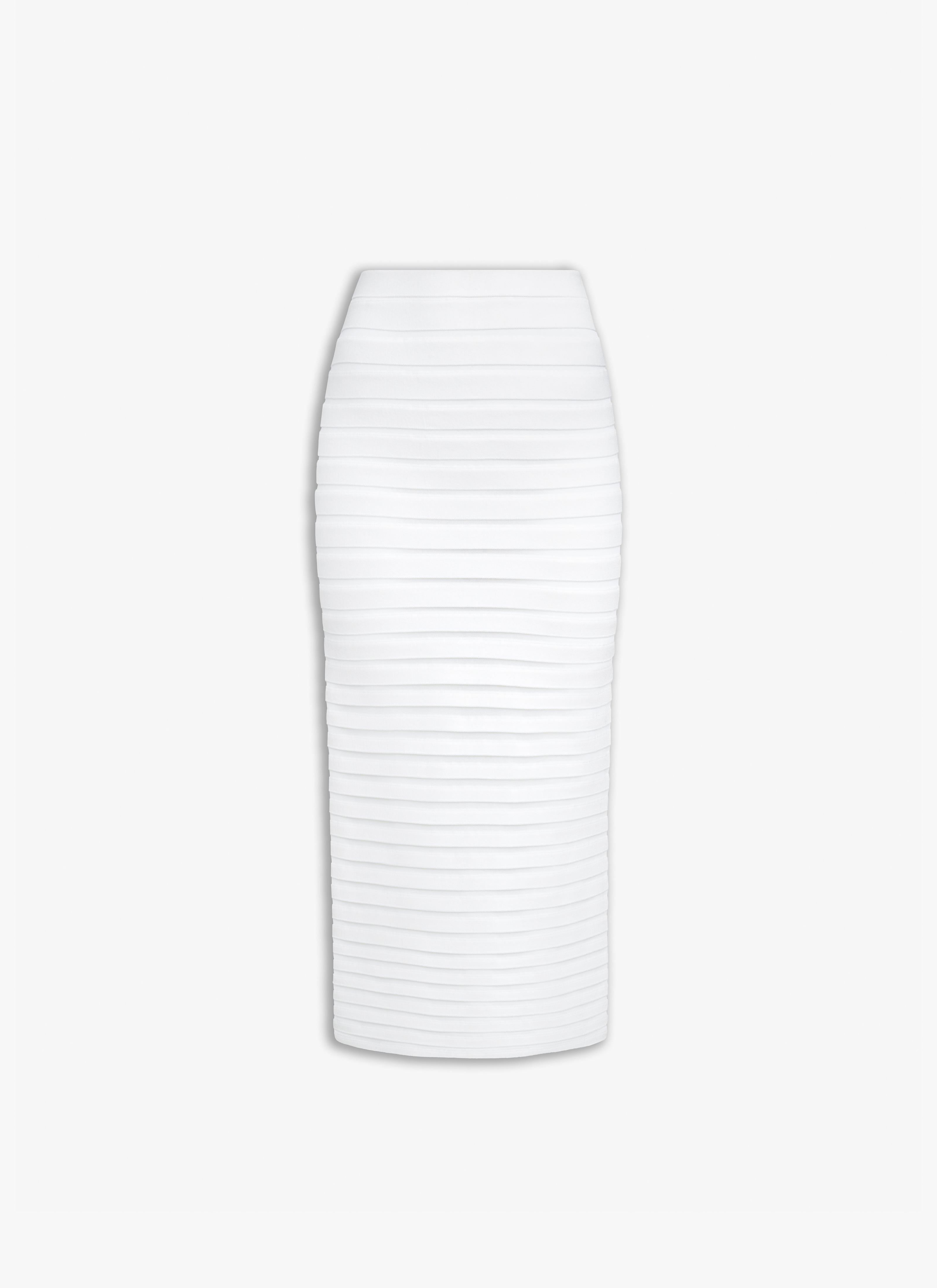 ALAÏA WHITE PENCIL SKIRT