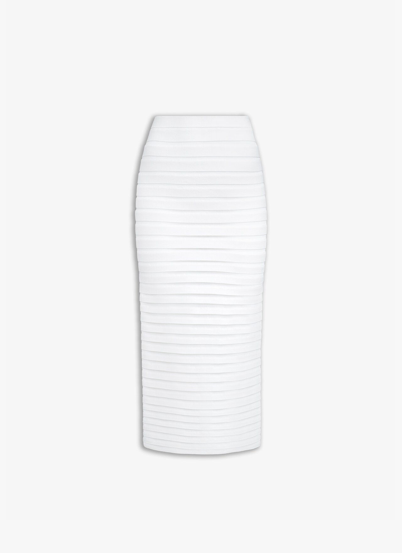 WHITE PENCIL SKIRT