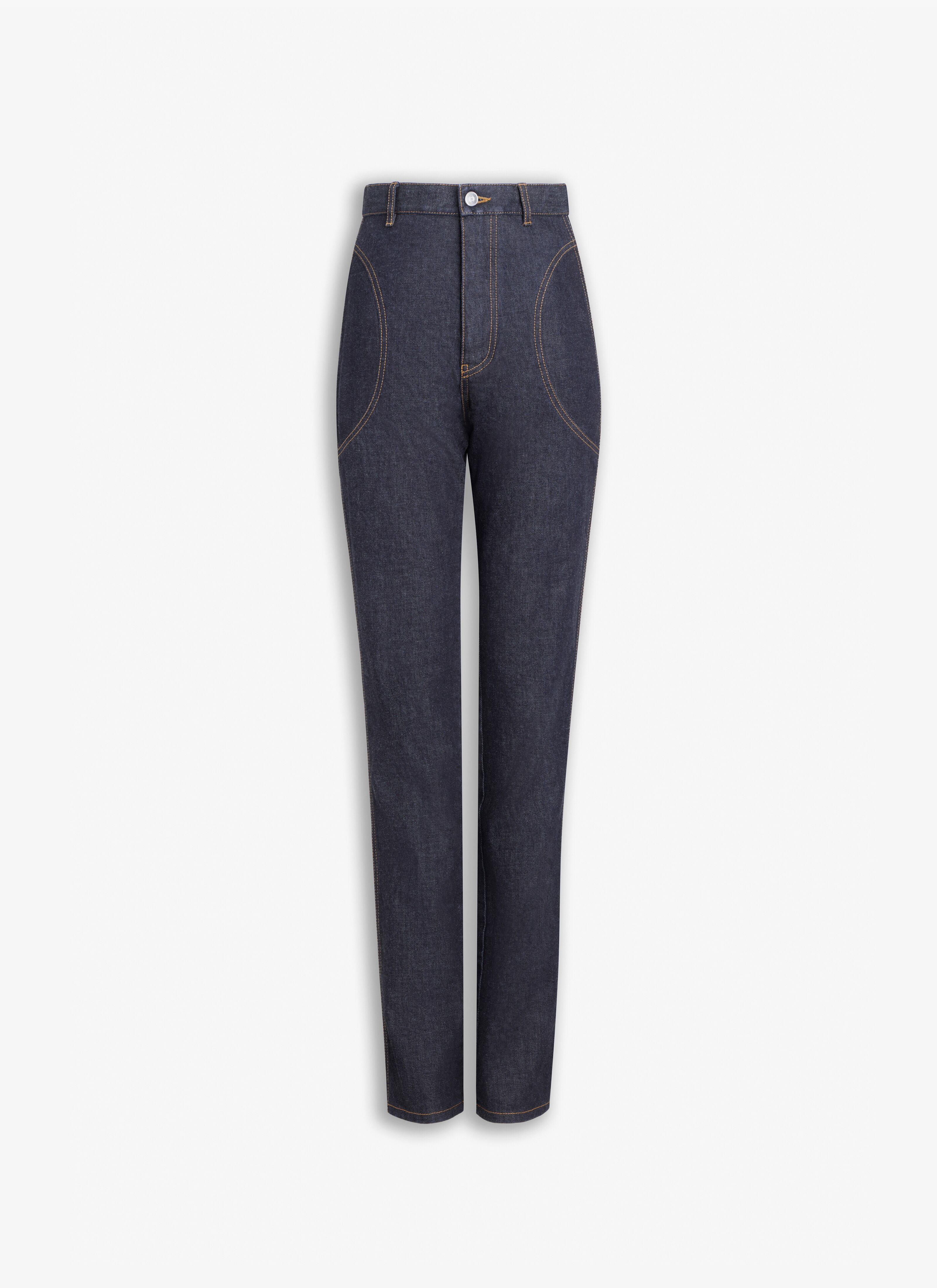 Alia womens denim tech shop stretch pull on pants