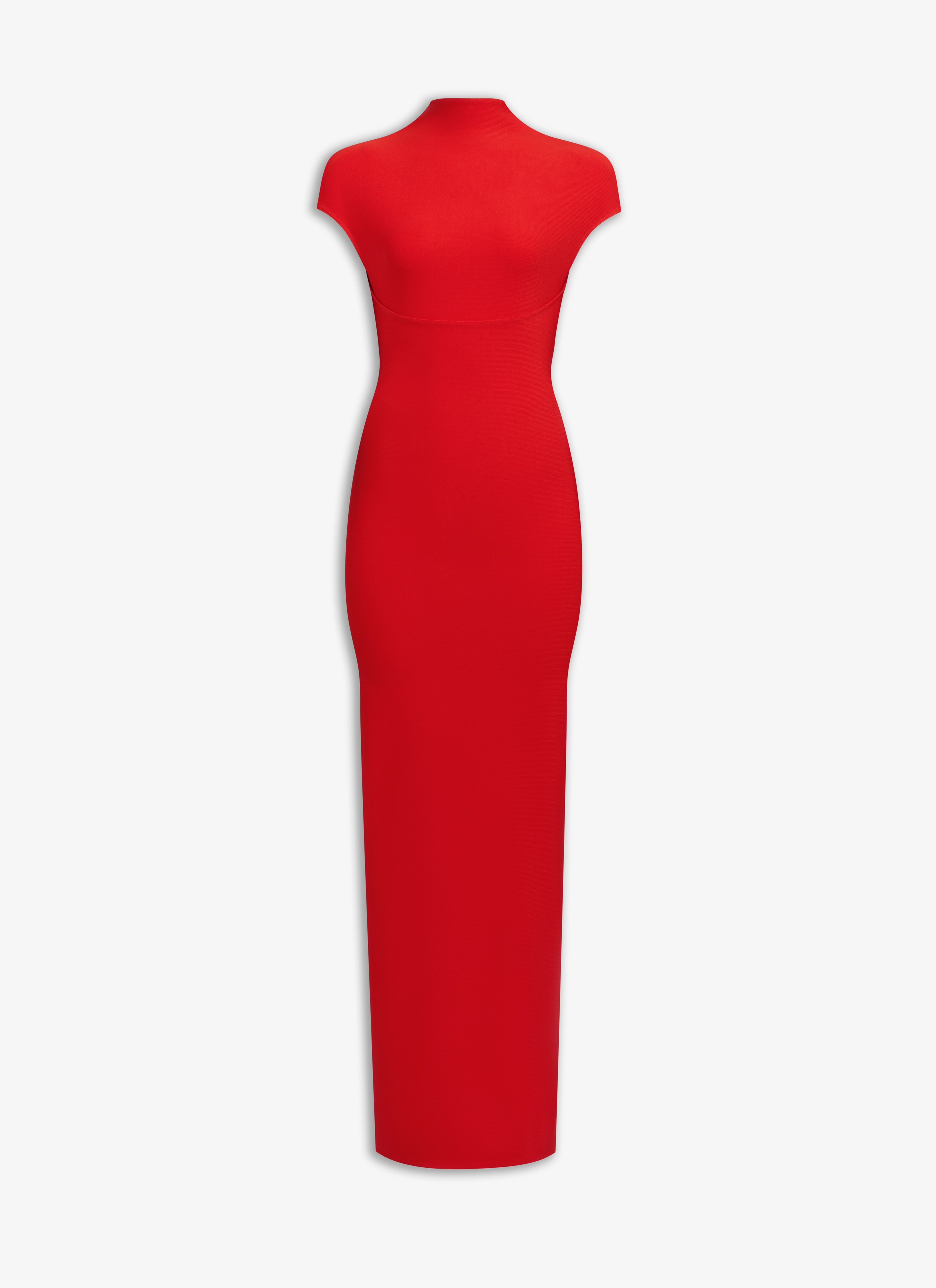 ALAÏA Women's Red SCULPTING CORSET DRESS