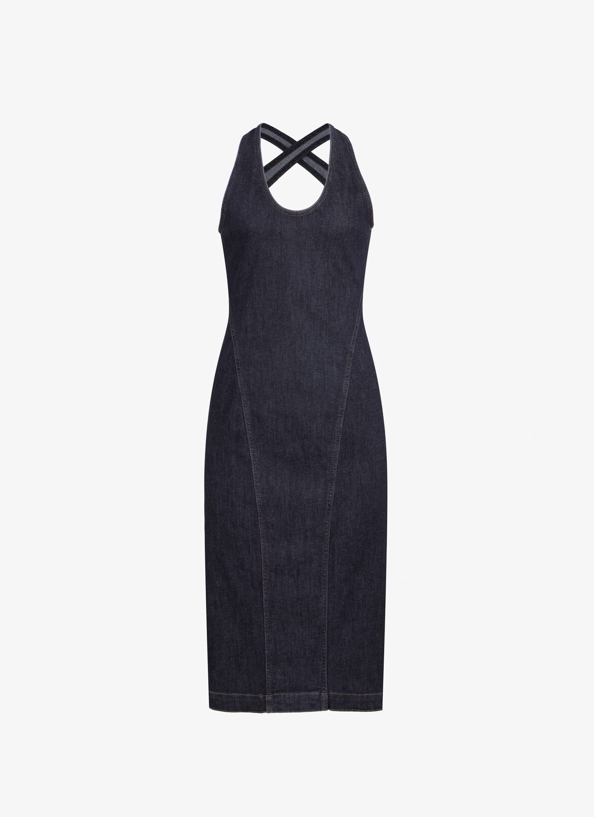 Ala a sculpting denim dress ala a us