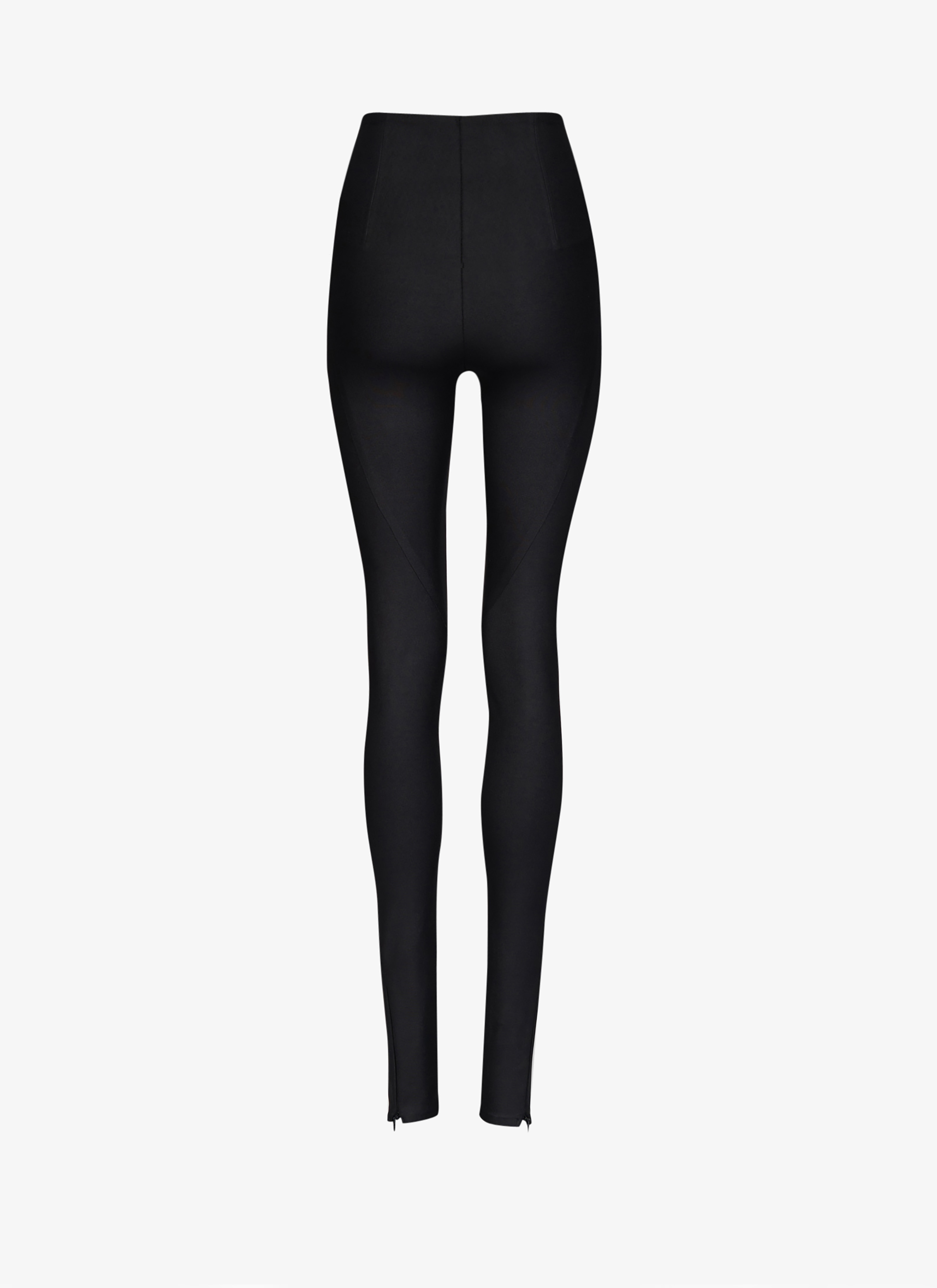 ALAÏA BLACK SCULPTING LEGGINGS IN JERSEY