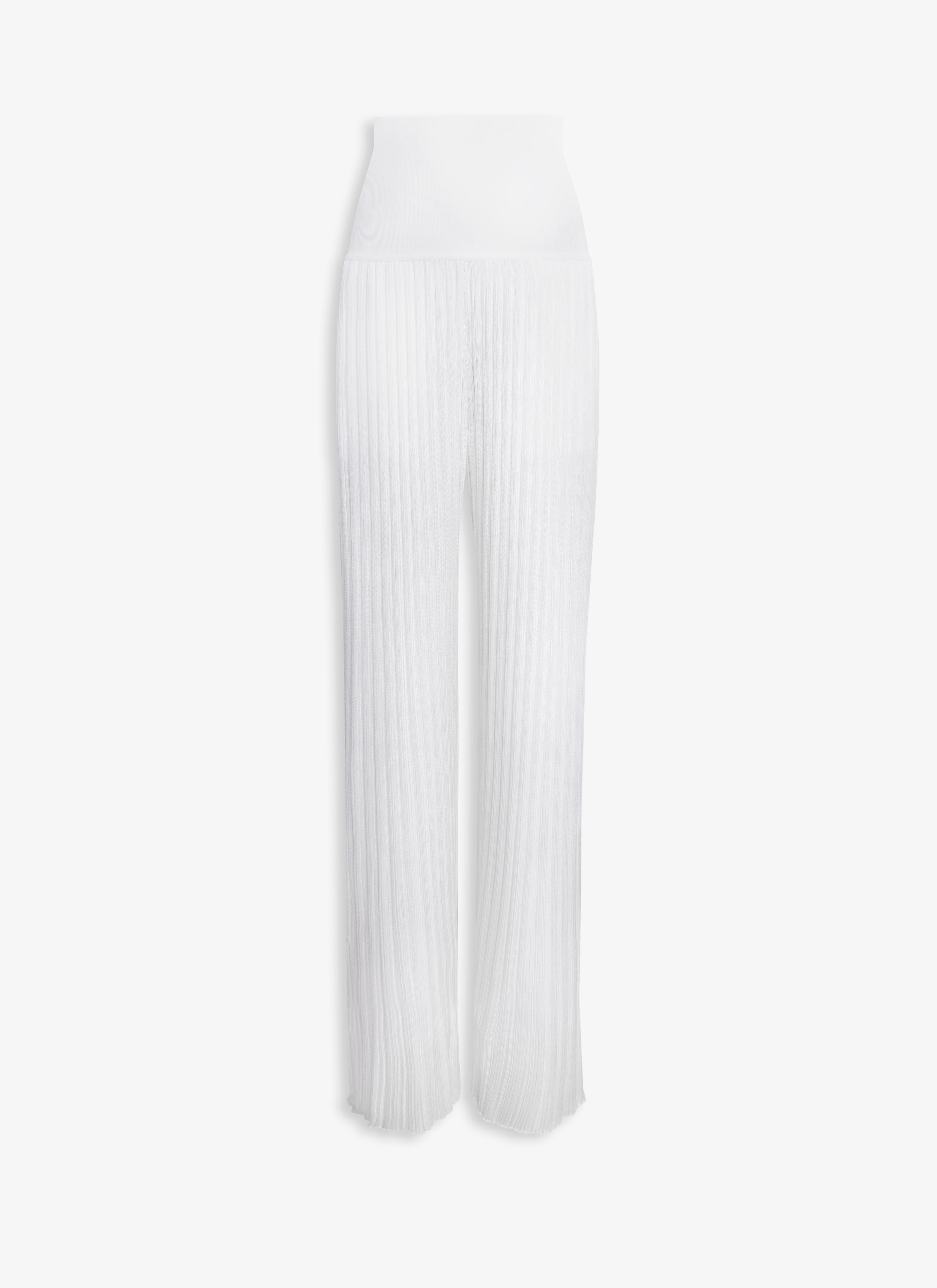 ALAÏA PANTALON EN MAILLE PLISSÉE 