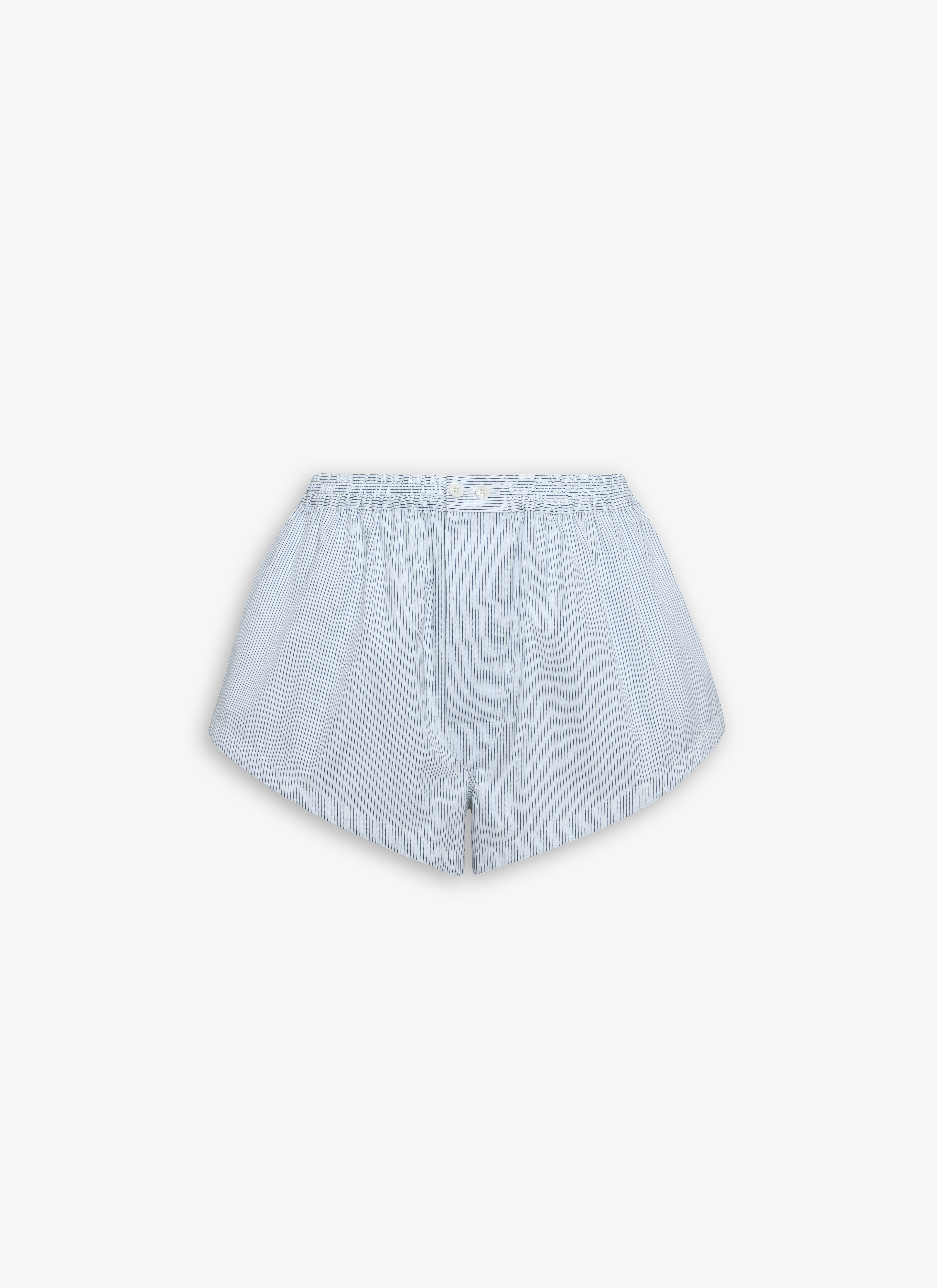 ALAÏA  BOXERS IN STRIPED COTTON POPLIN