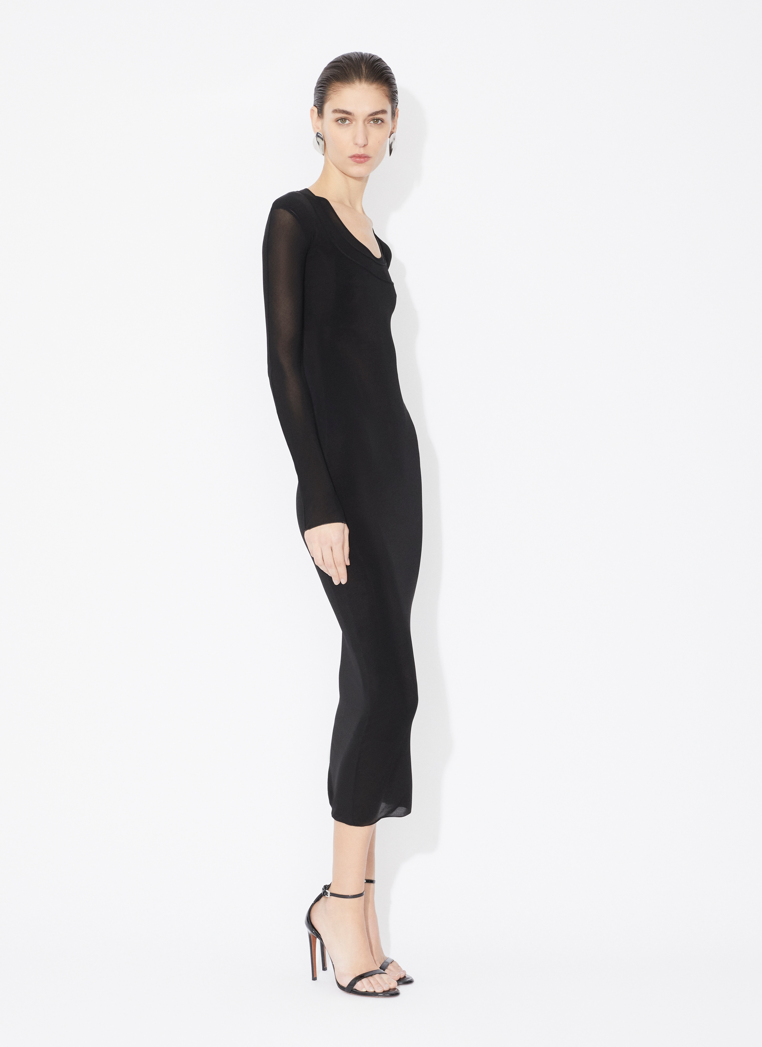 ALAÏA ROBE AJUSTÉE NOIR
