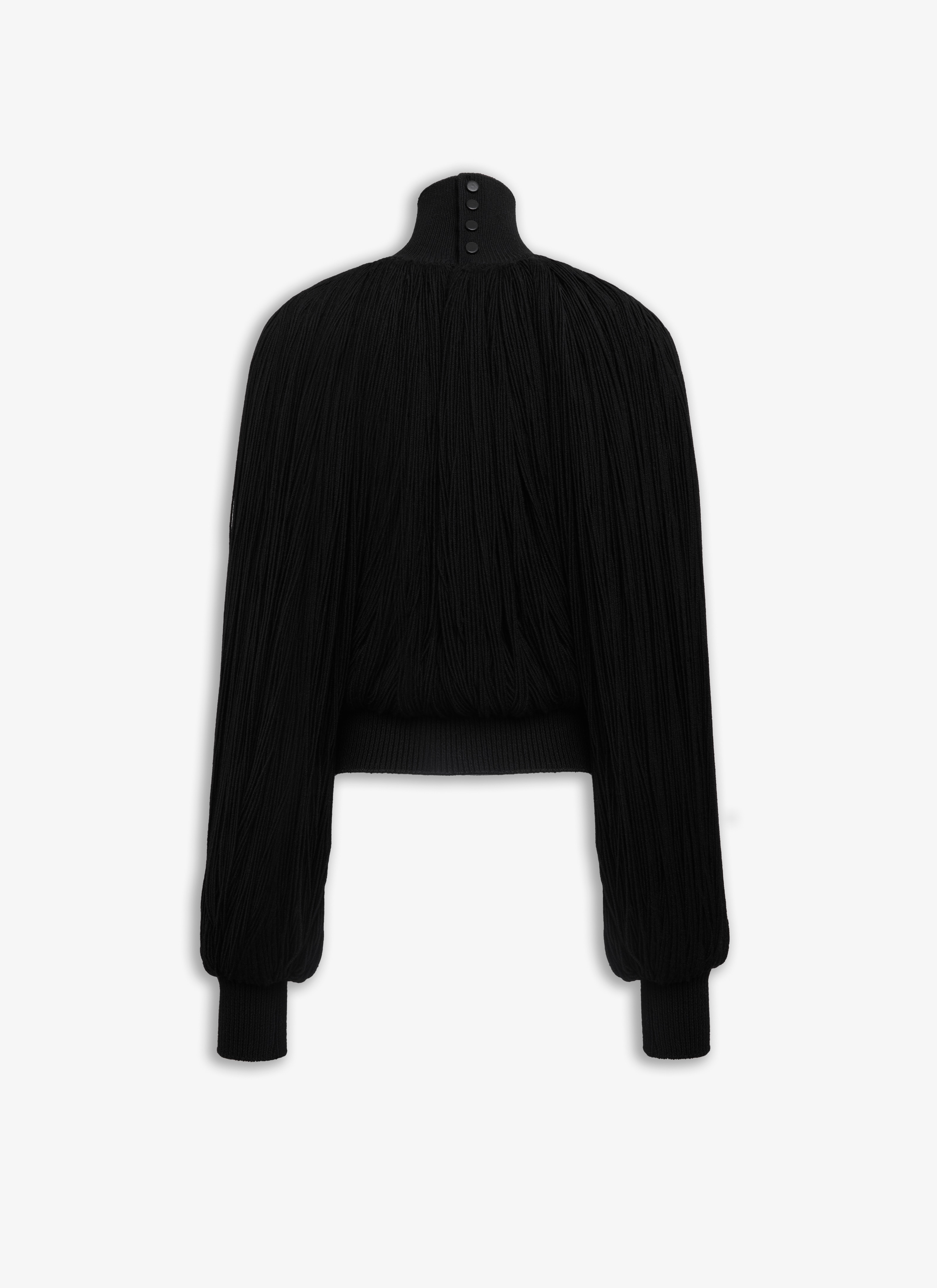 ALAÏA  JERSEY DE PUNTO CON FLECOS