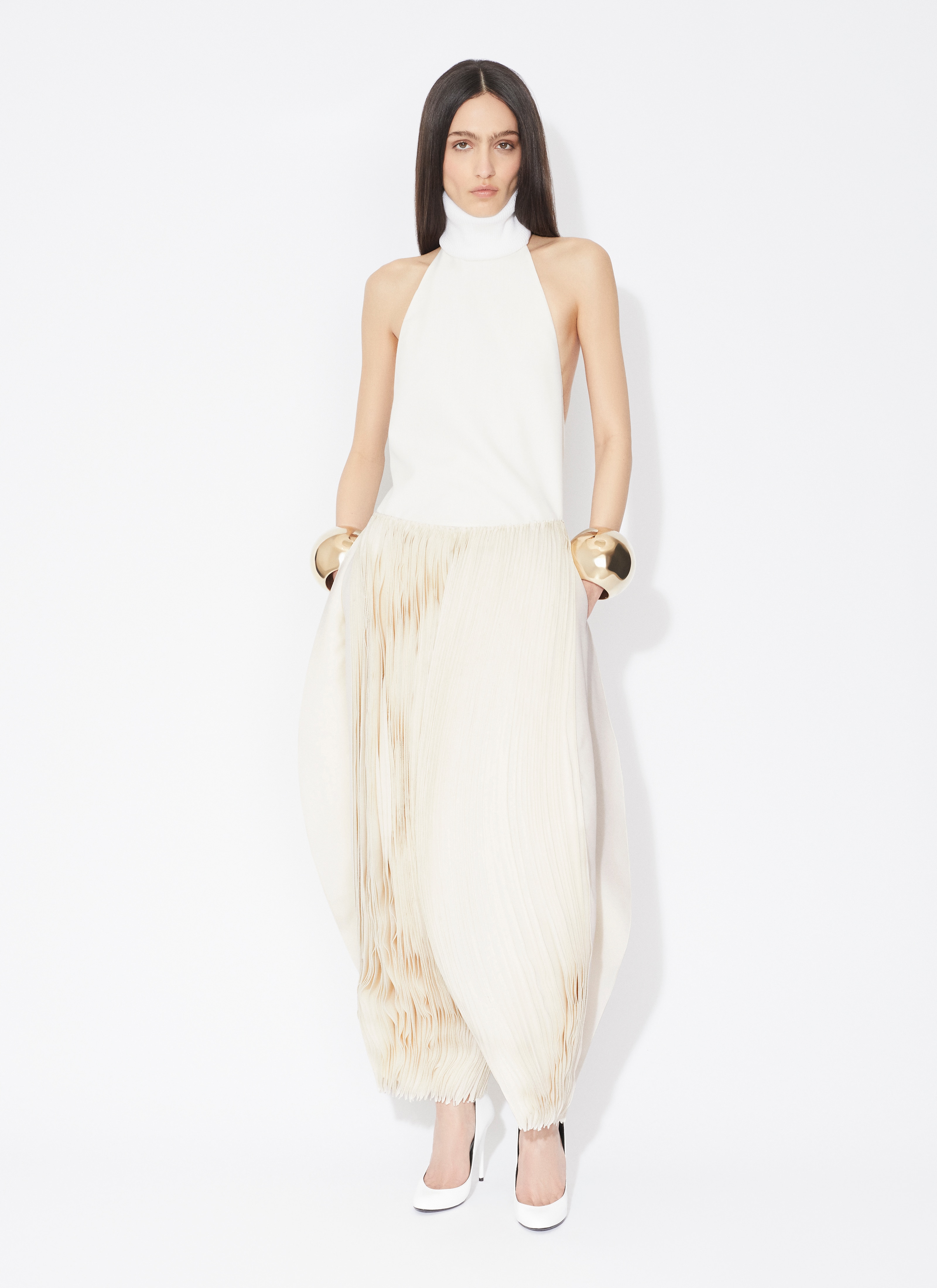 ALAÏA  MILLE-FEUILLE TROUSERS