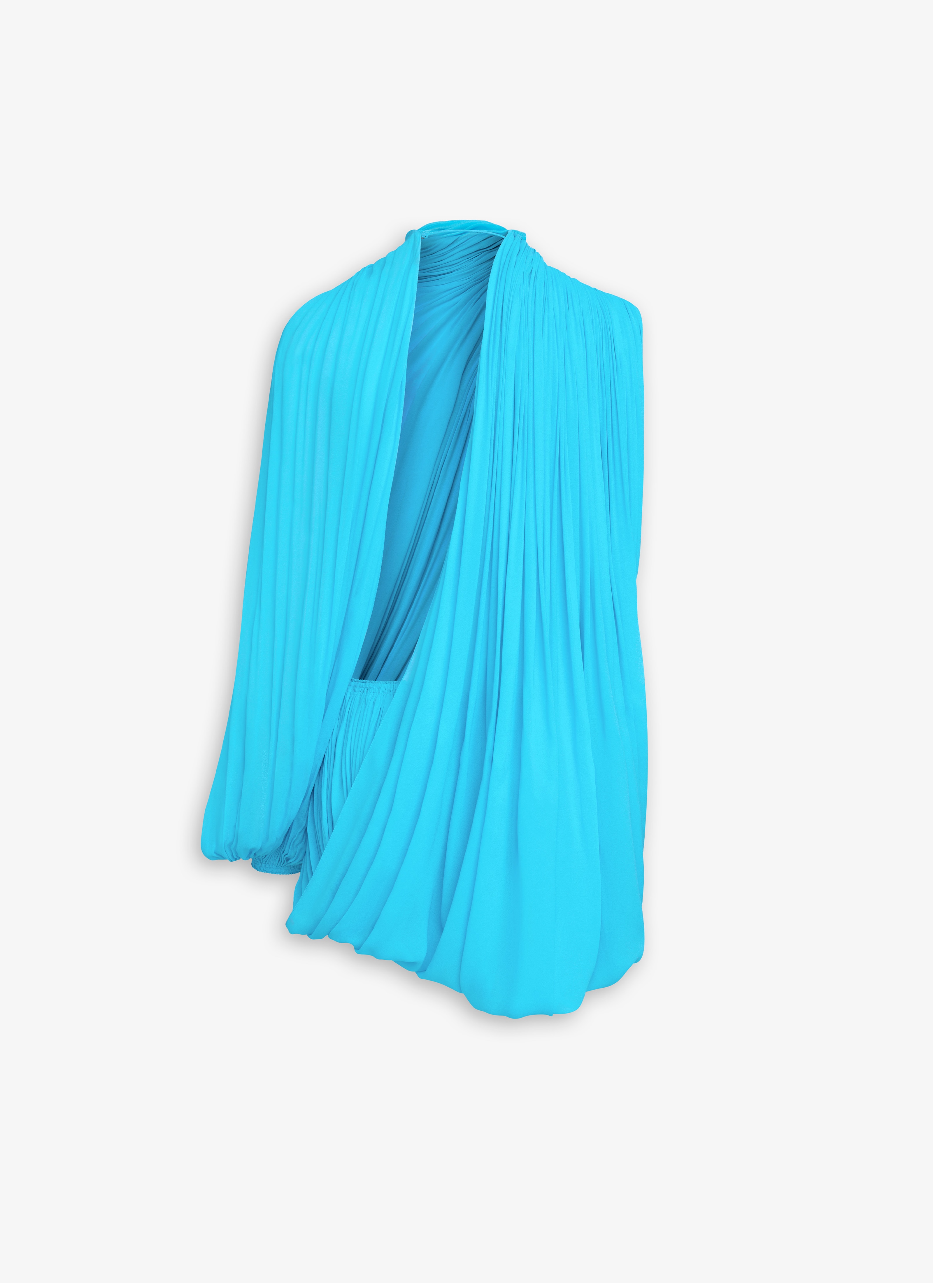 ALAÏA  ASYMMETRIC DRAPED DRESS
