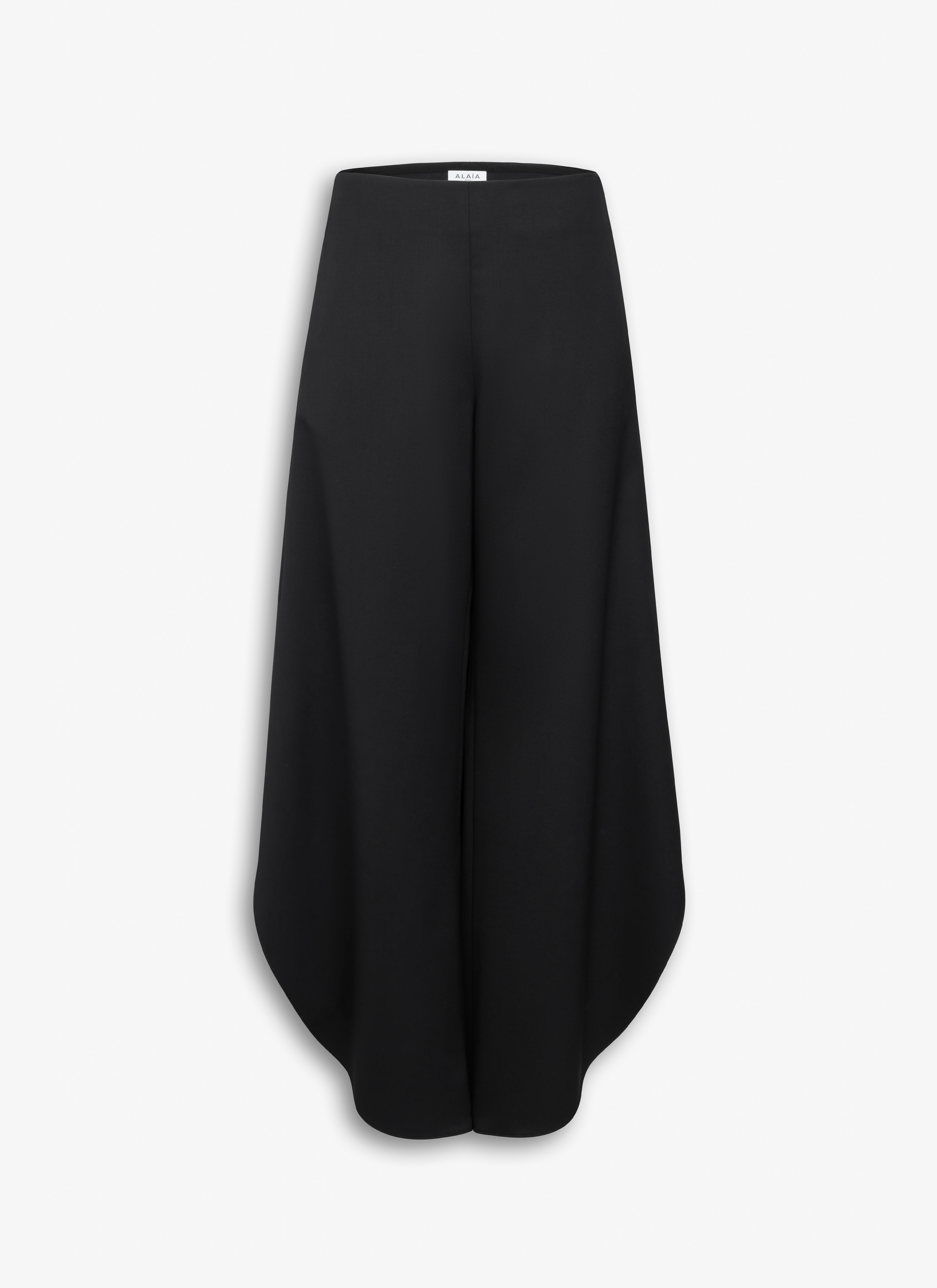 ALAÏA ブラック ラウンドパンツ