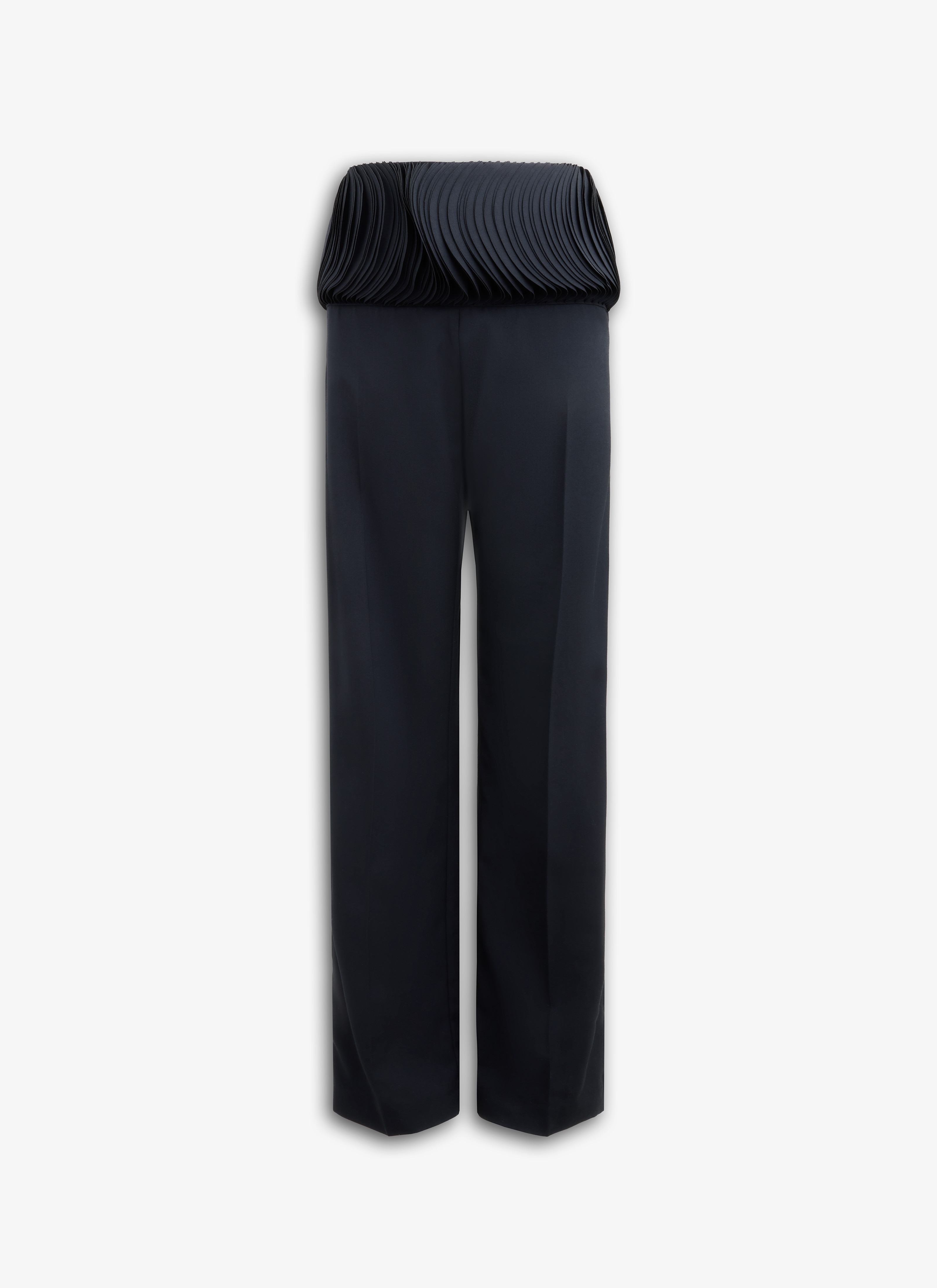 ALAÏA  WOOL MILLEFEUILLE PANTS 