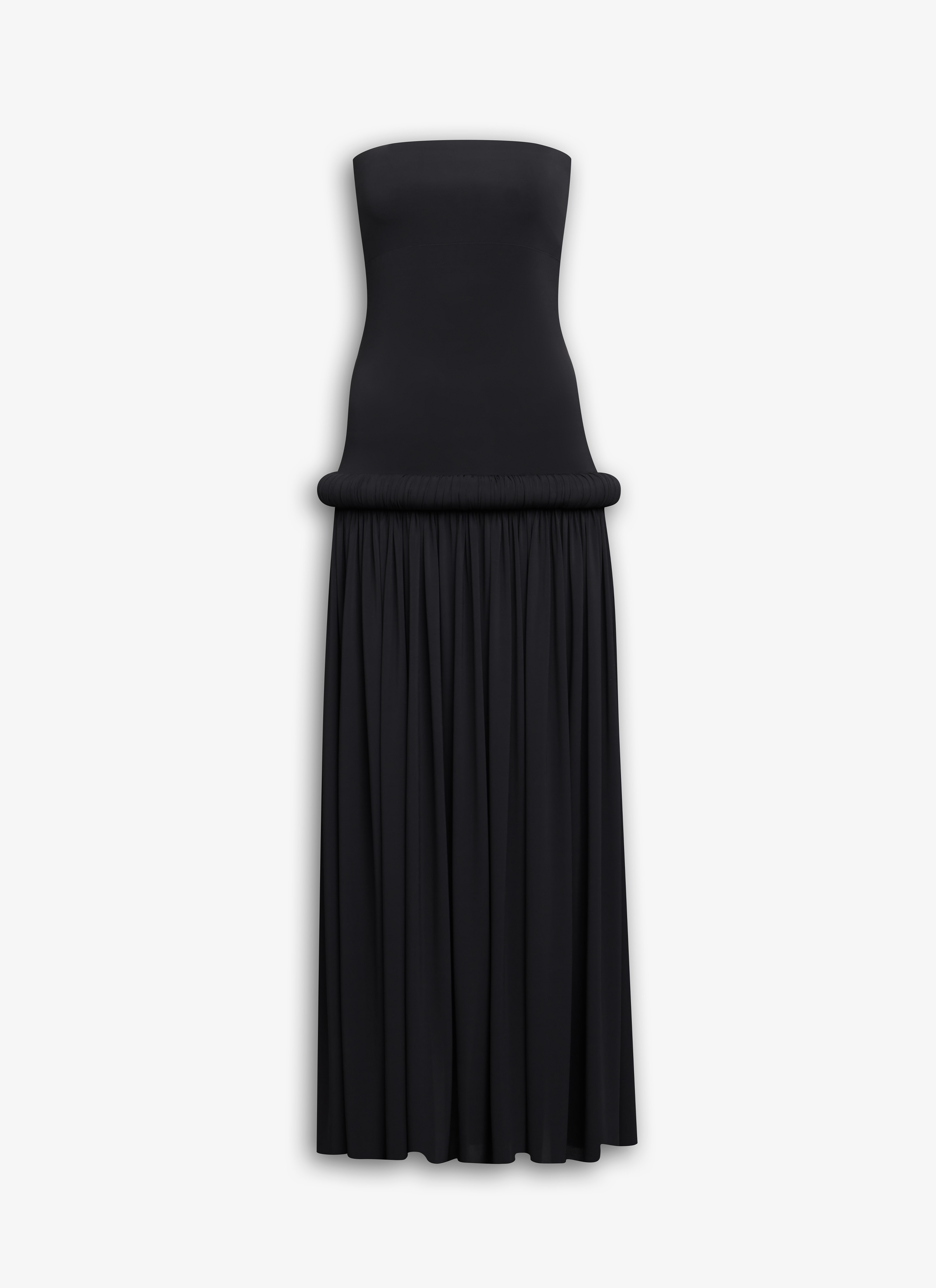 ALAÏA  BUSTIERKLEID AUS FLEXIBLEM JERSEY
