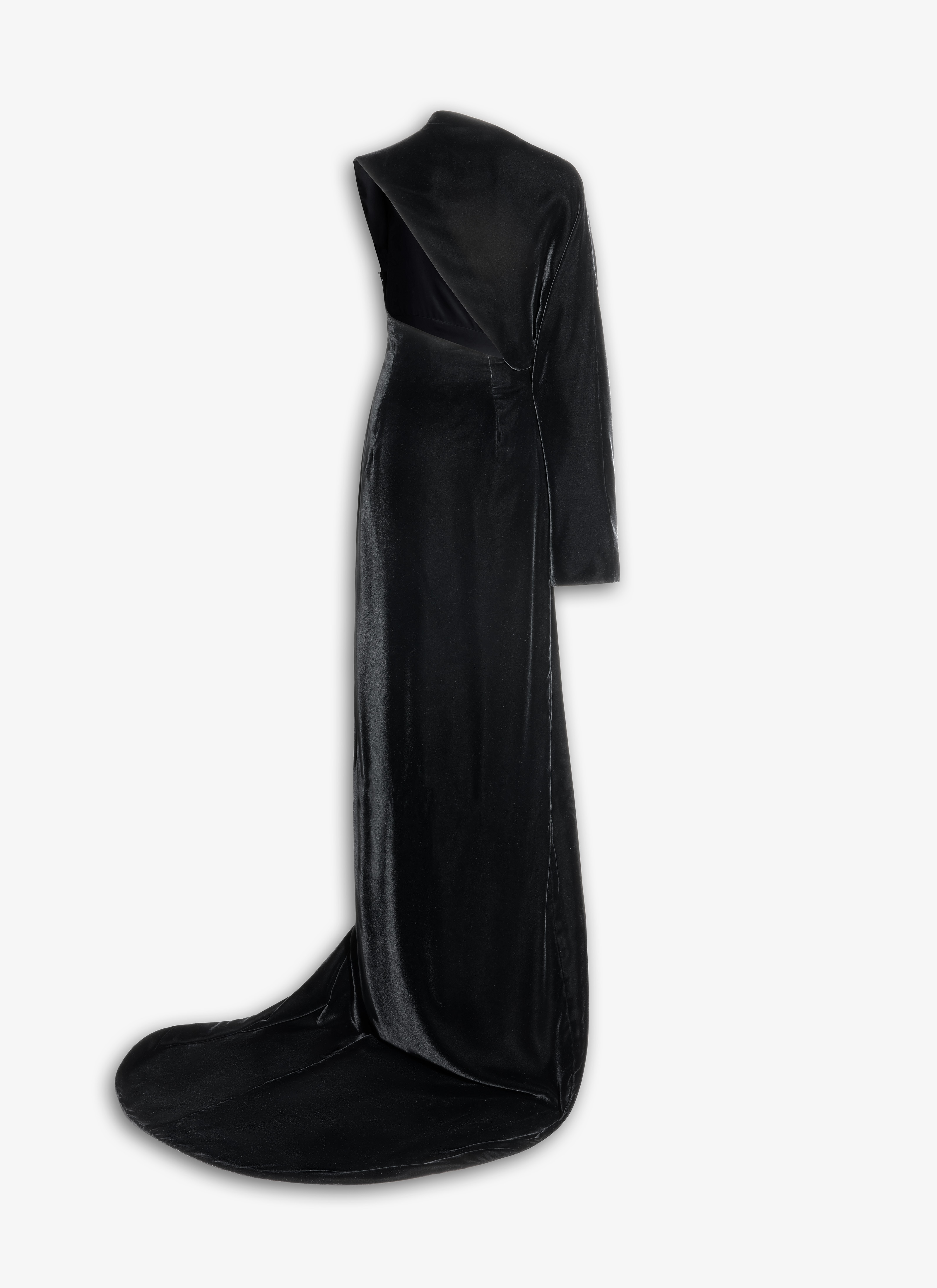 ALAÏA  벨루어 롱 드레스