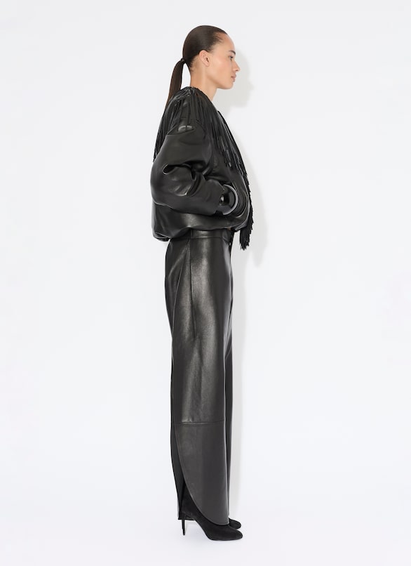 LEATHER PETAL PANTS  ALAÏA  LEATHER PETAL PANTS