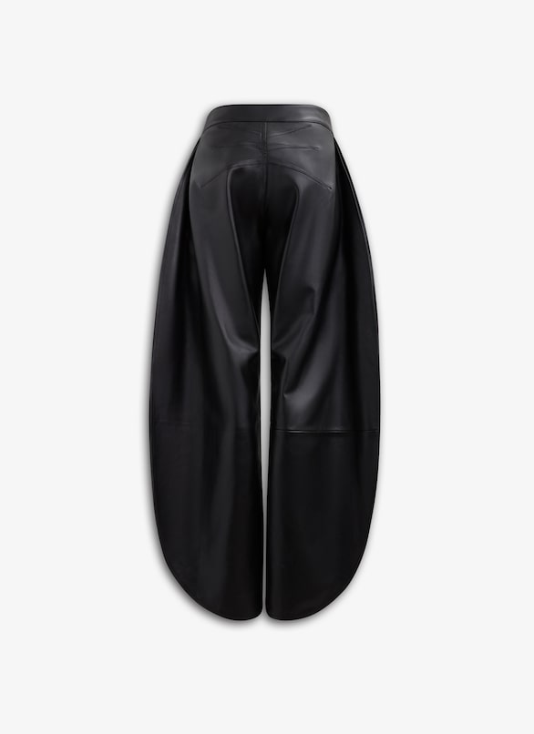LEATHER PETAL PANTS  ALAÏA  LEATHER PETAL PANTS