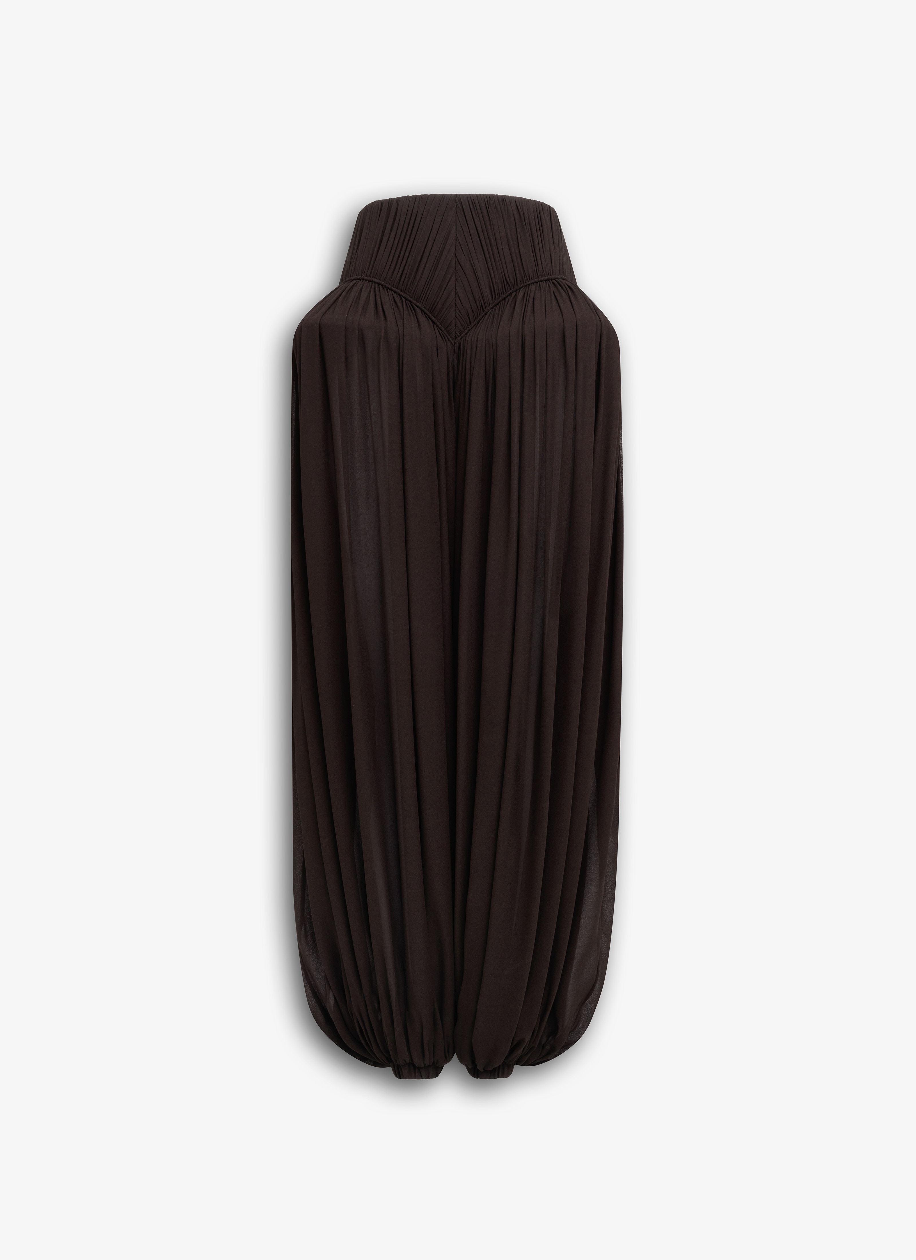 ALAÏA  조제트 드레이프 팬츠