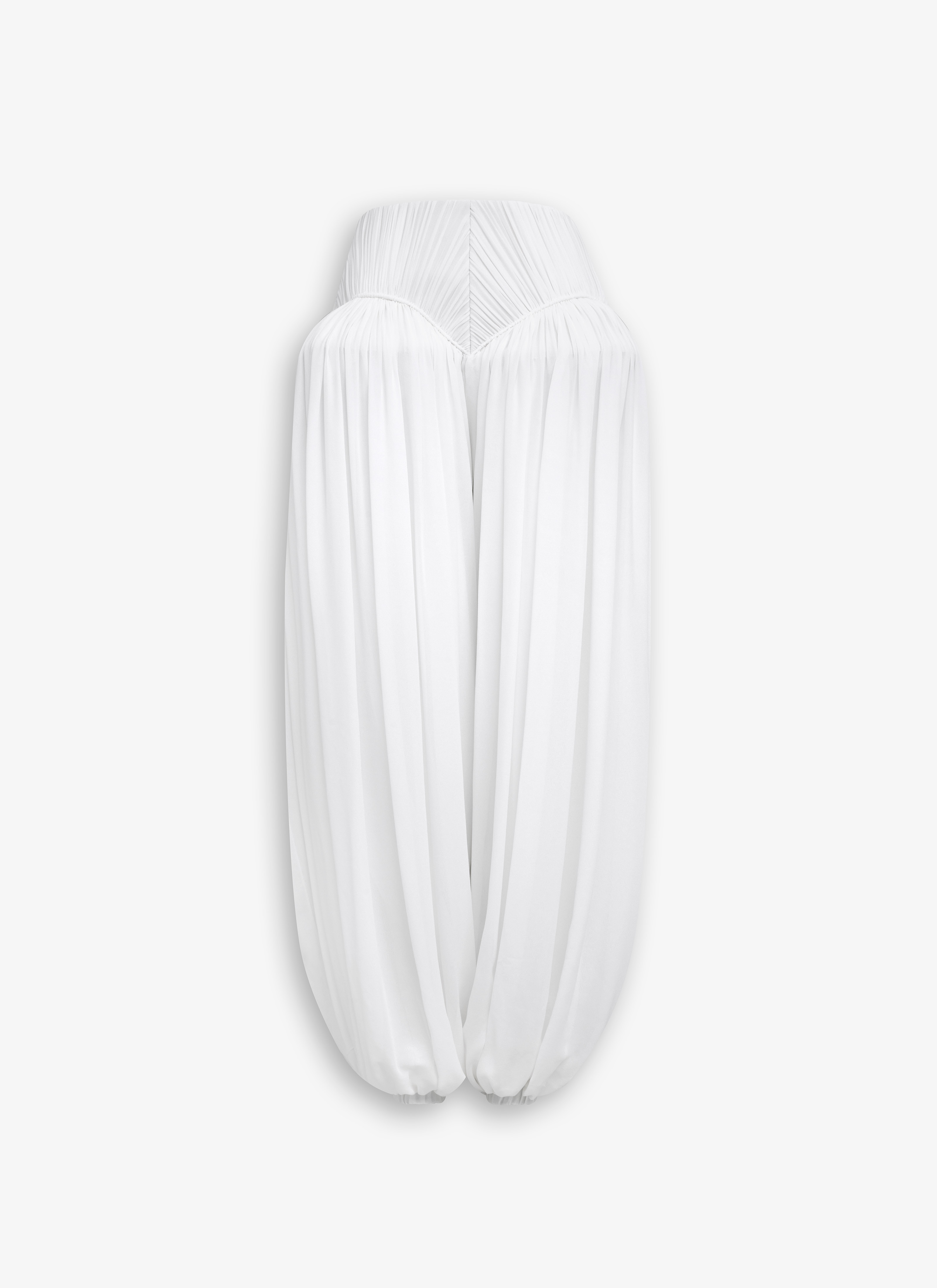ALAÏA  조제트 드레이프 팬츠