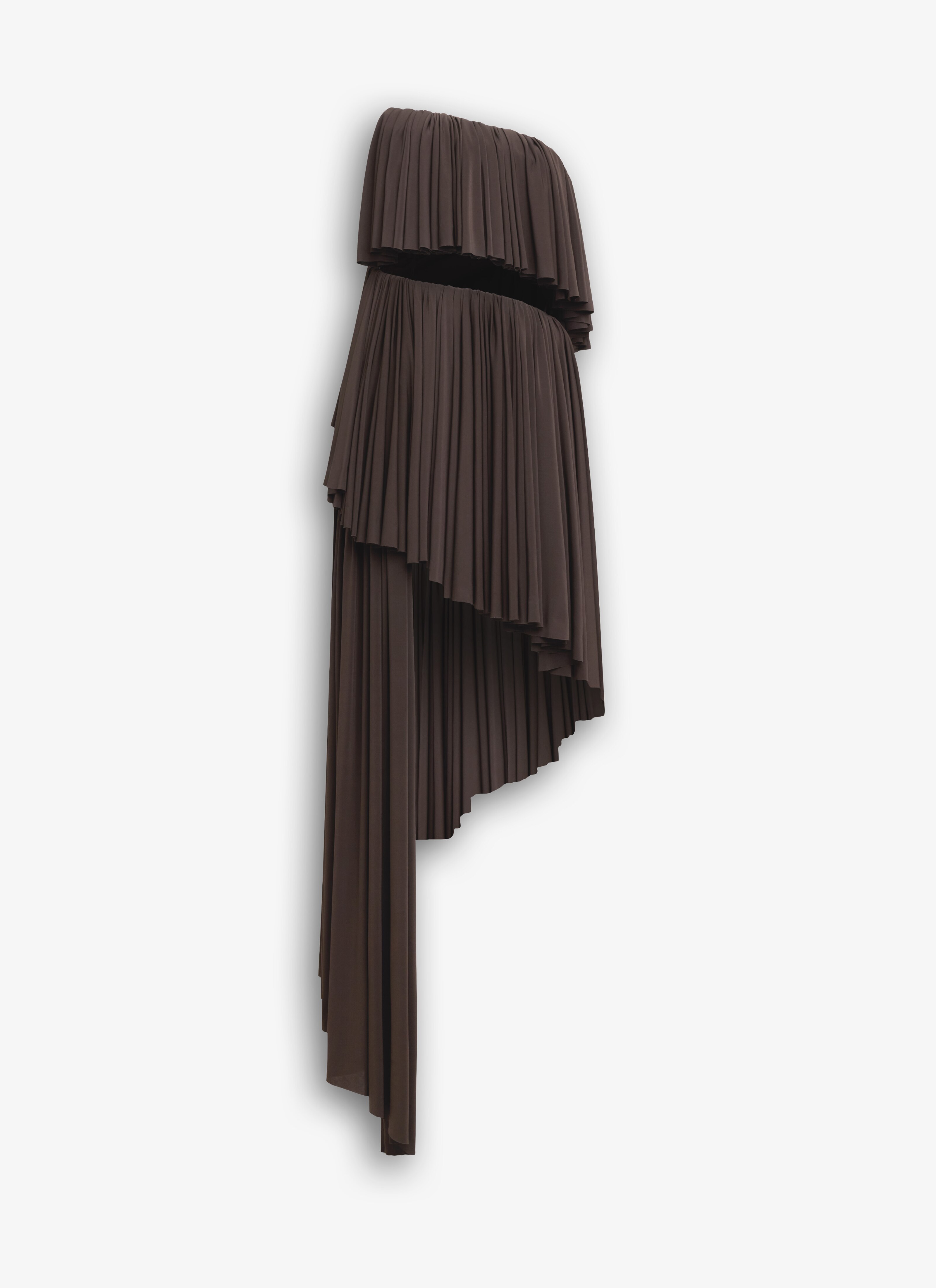 ALAÏA  SPIRALKLEID AUS WEICHEM JERSEY