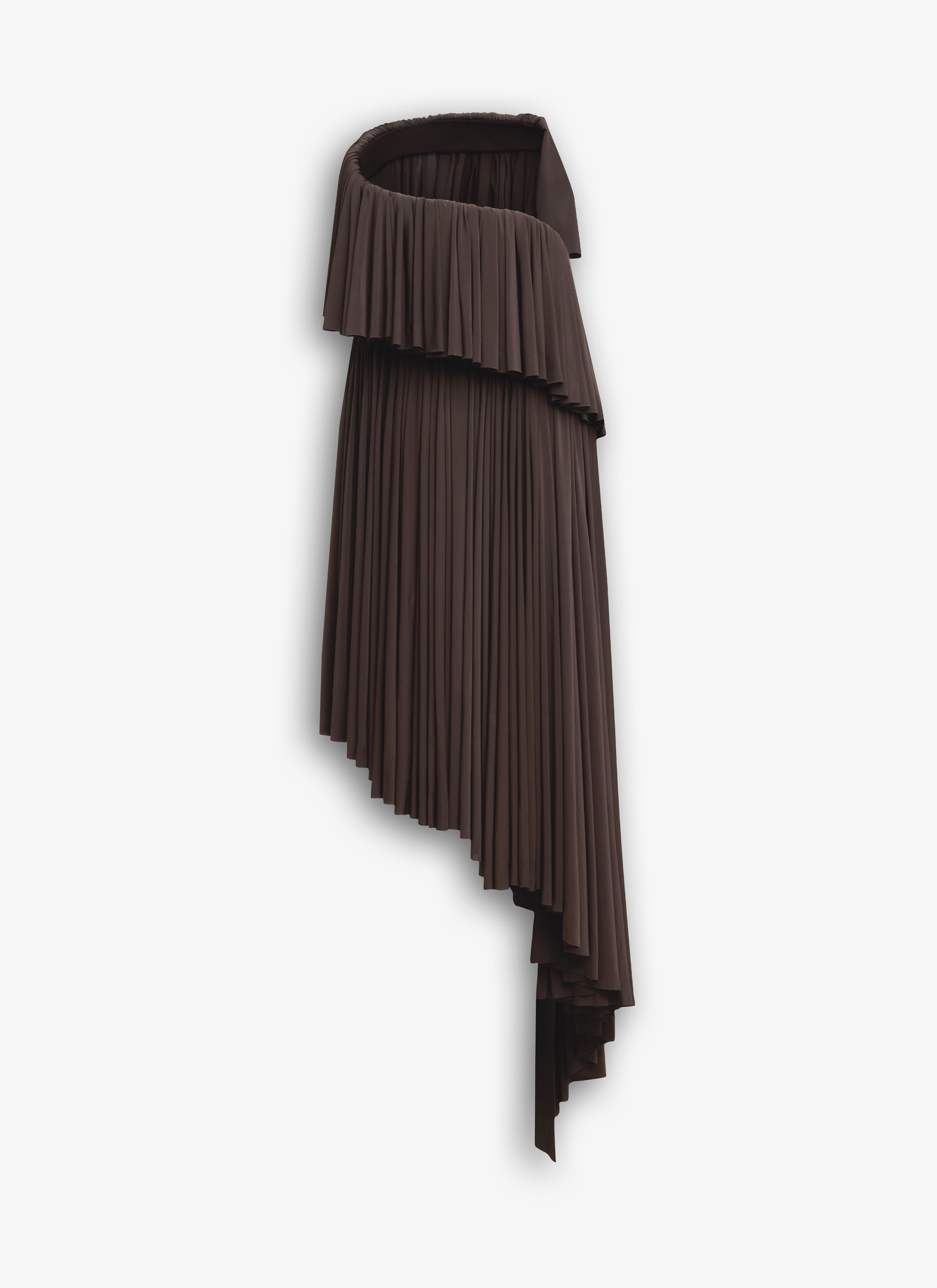 ALAÏA  SPIRALKLEID AUS WEICHEM JERSEY