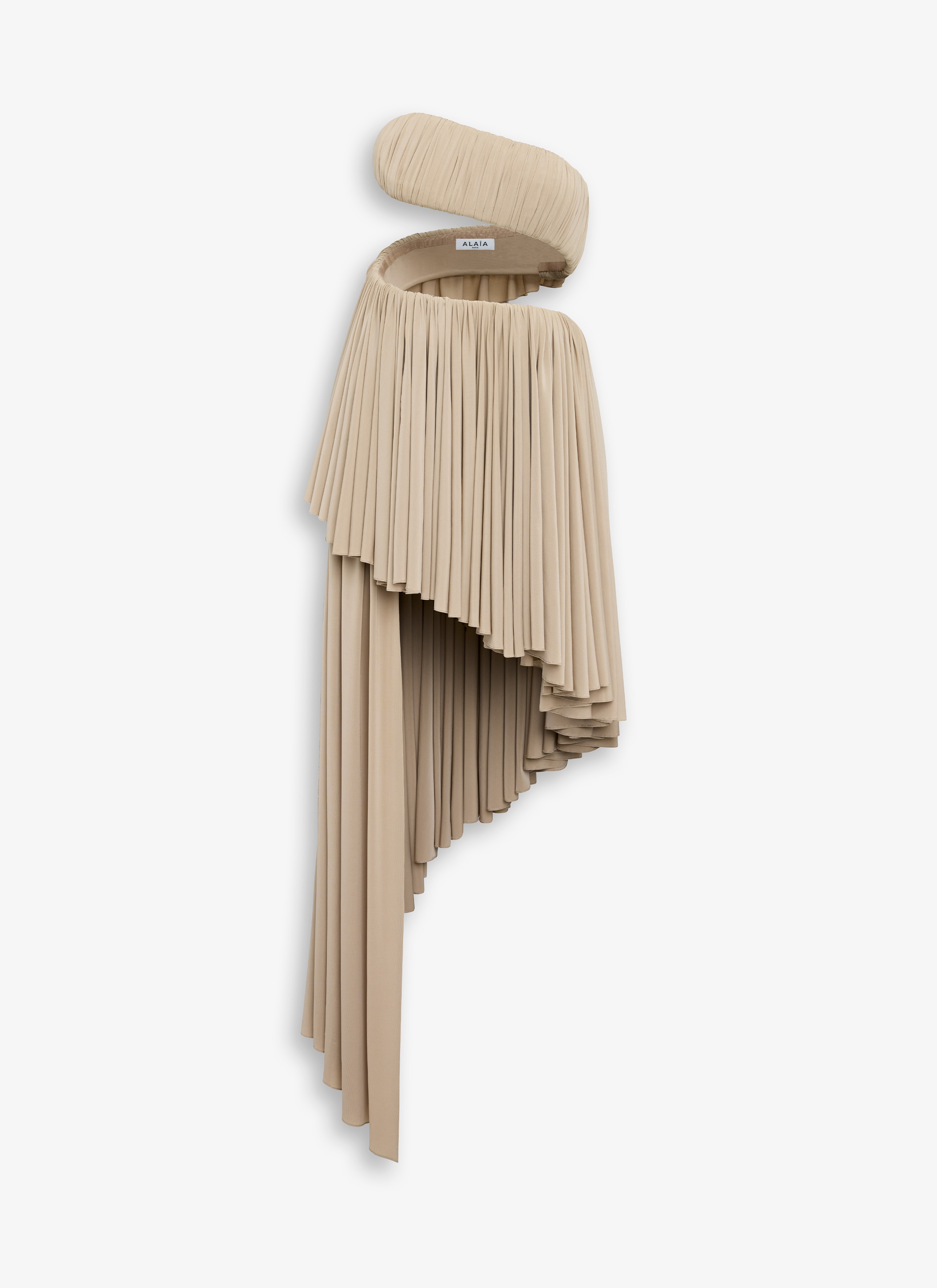 ALAÏA  SPIRALKLEID AUS WEICHEM JERSEY