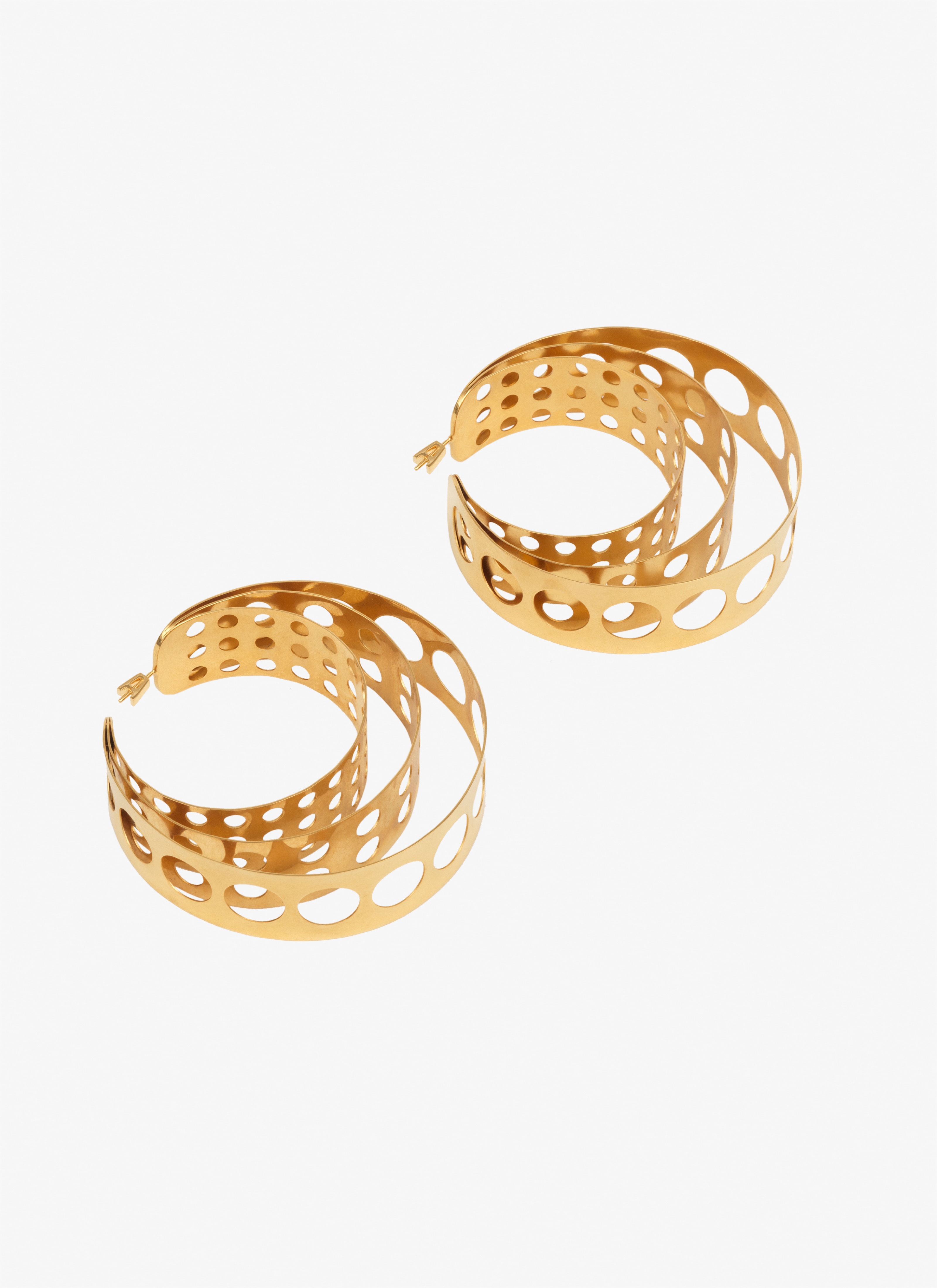 Medium Metallic earrings maison-alaia.com